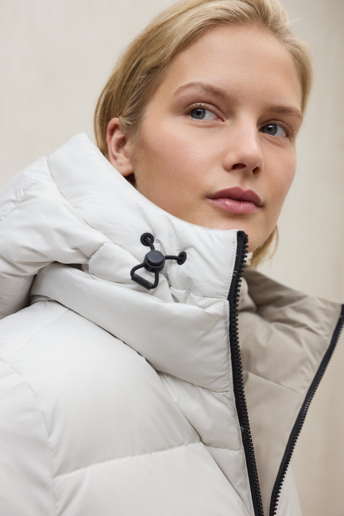 BEIGE REVERSIBLE BARU COAT