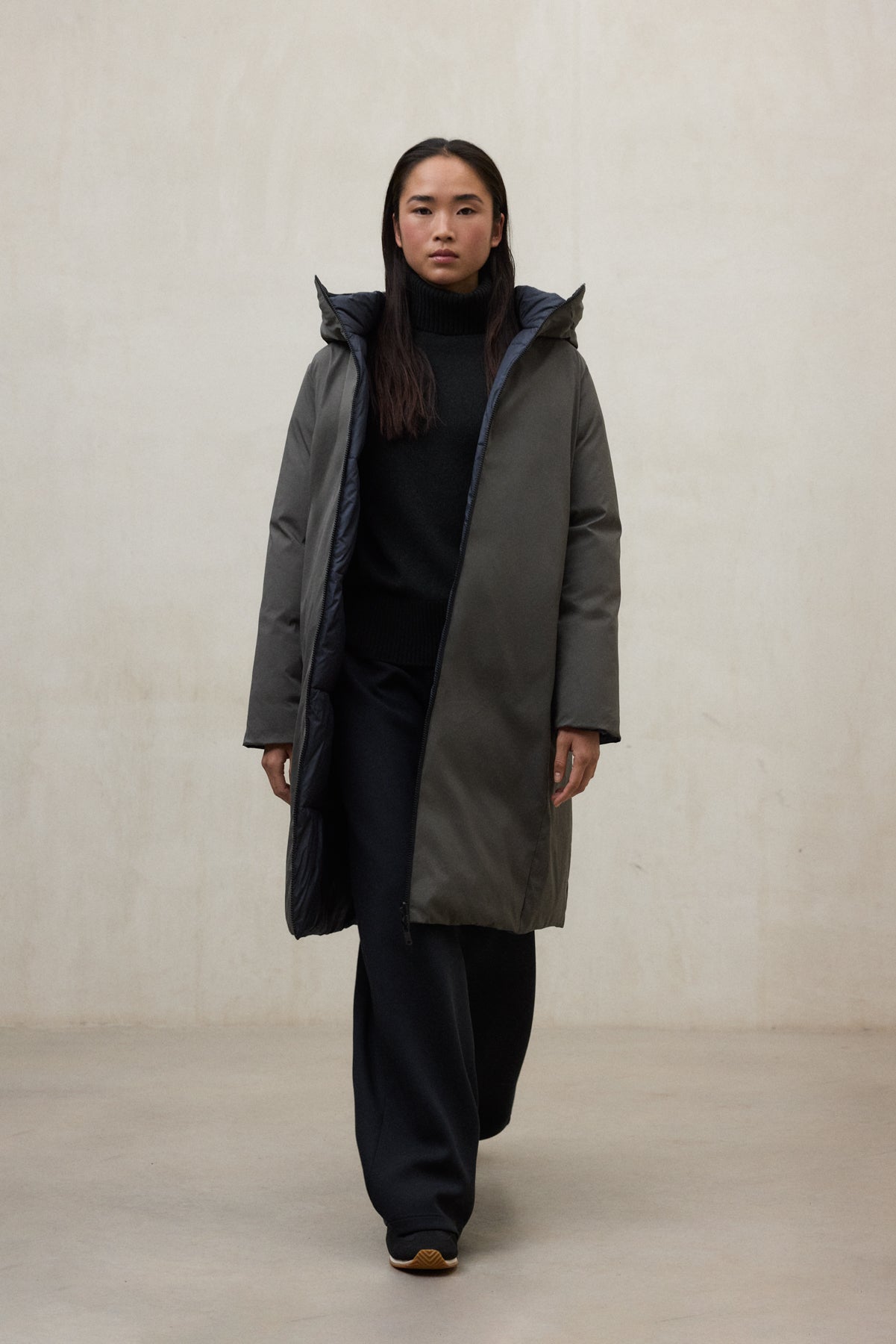 GREEN REVERSIBLE BARU COAT