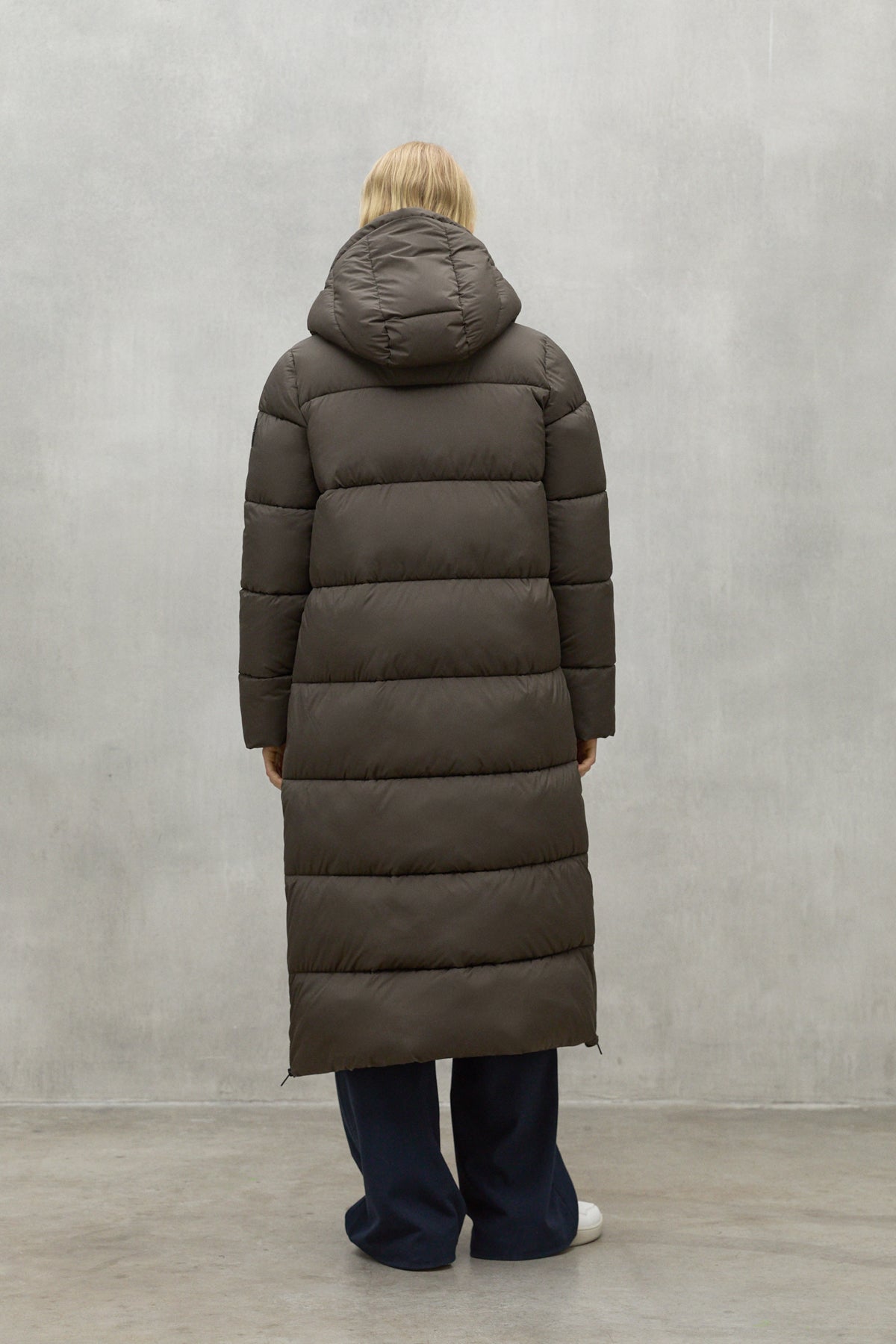 ABRIGO BINAIA MARRÓN