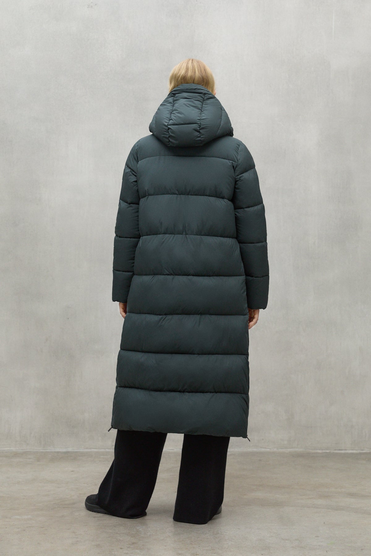 DARK GREEN BINAIA COAT