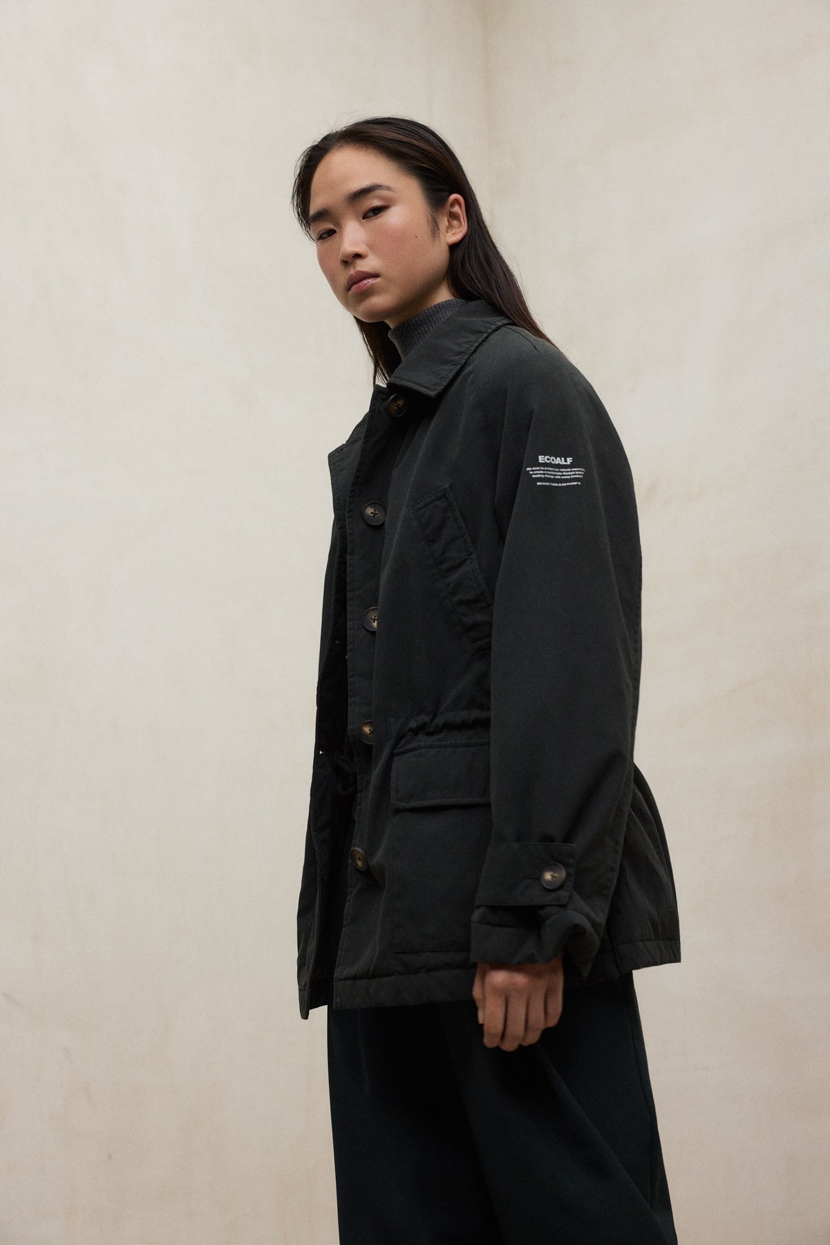 CHAQUETA BORNAS VERDE OSCURA