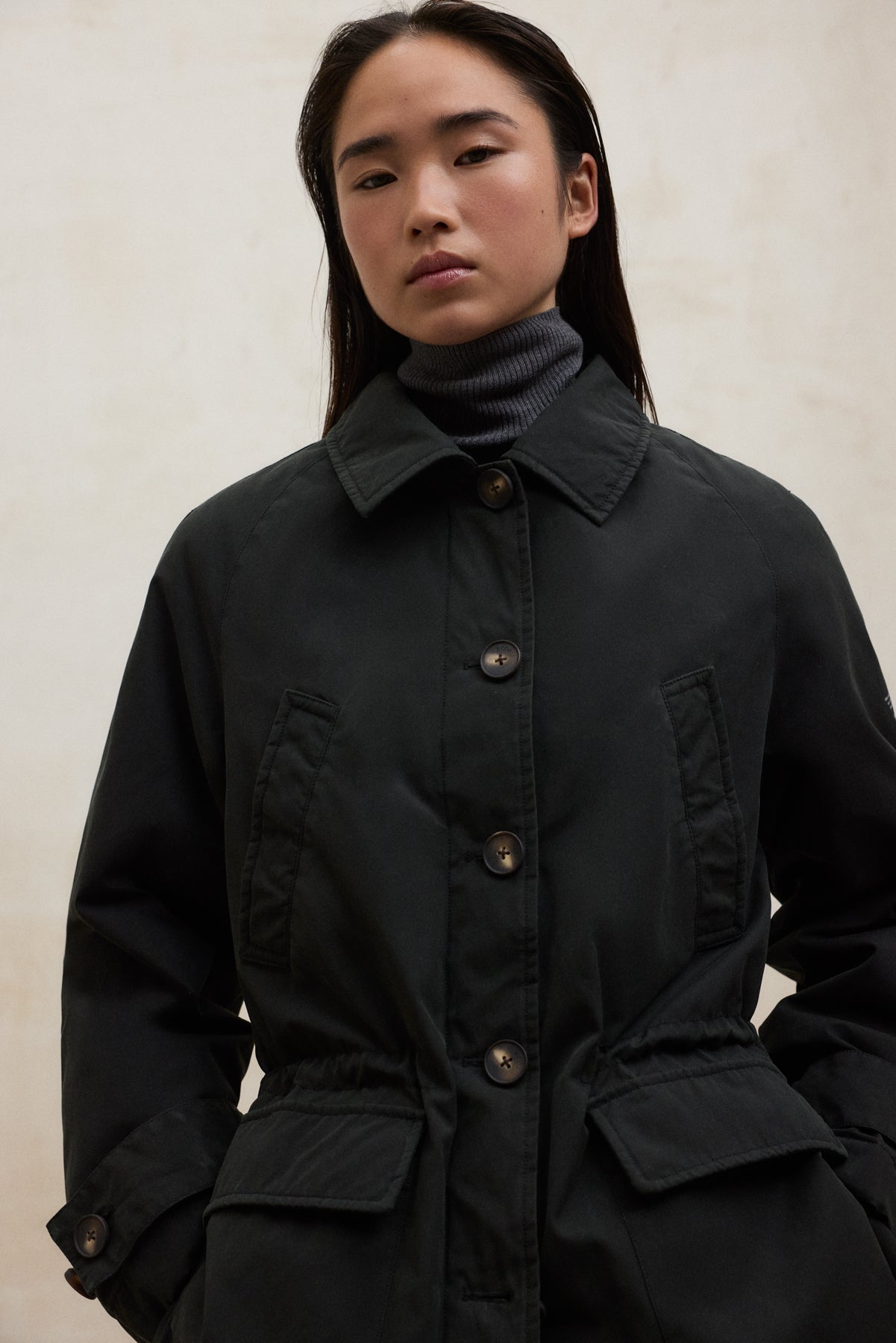 CHAQUETA BORNAS VERDE OSCURA