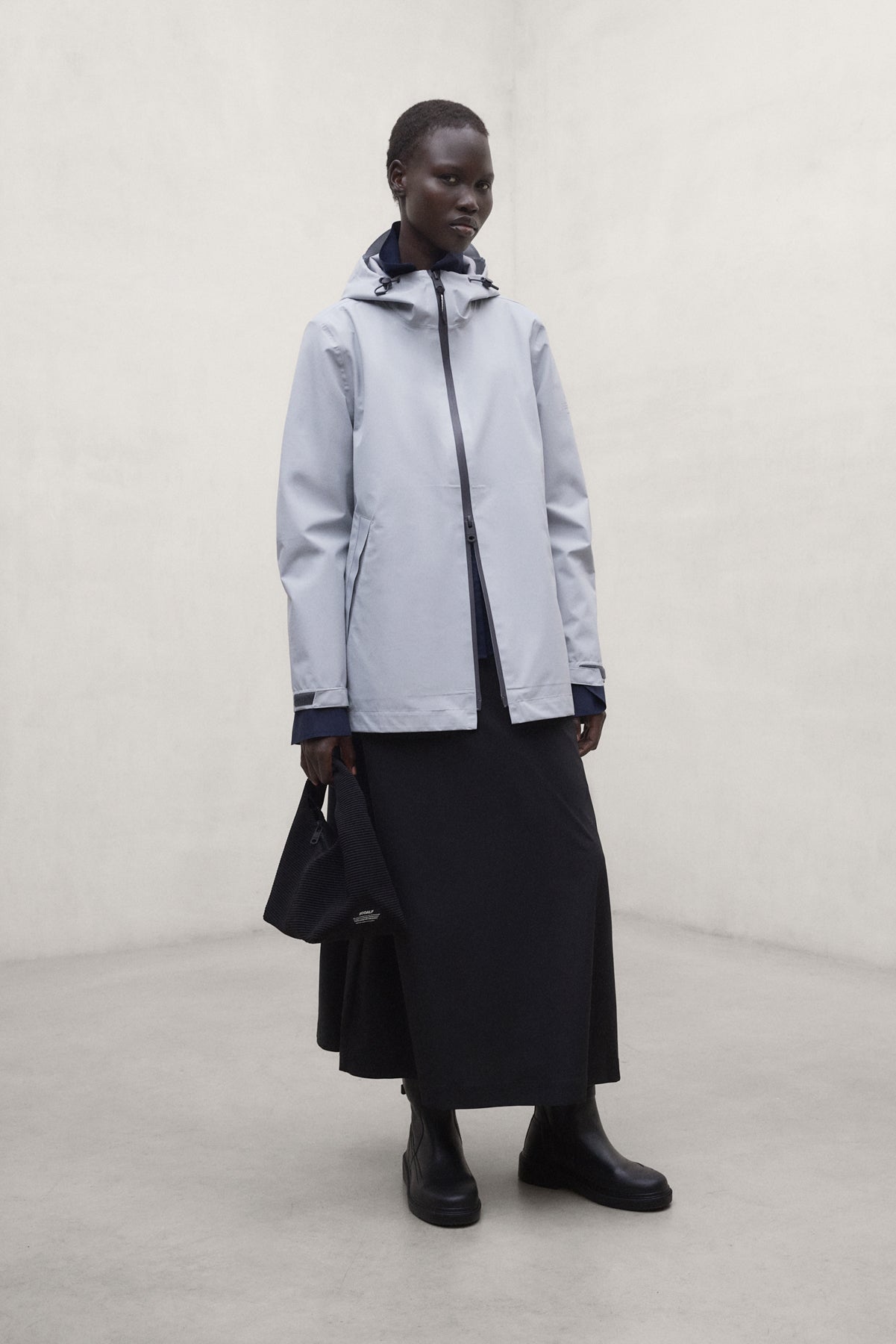 REGENJACKE HELLGRAU