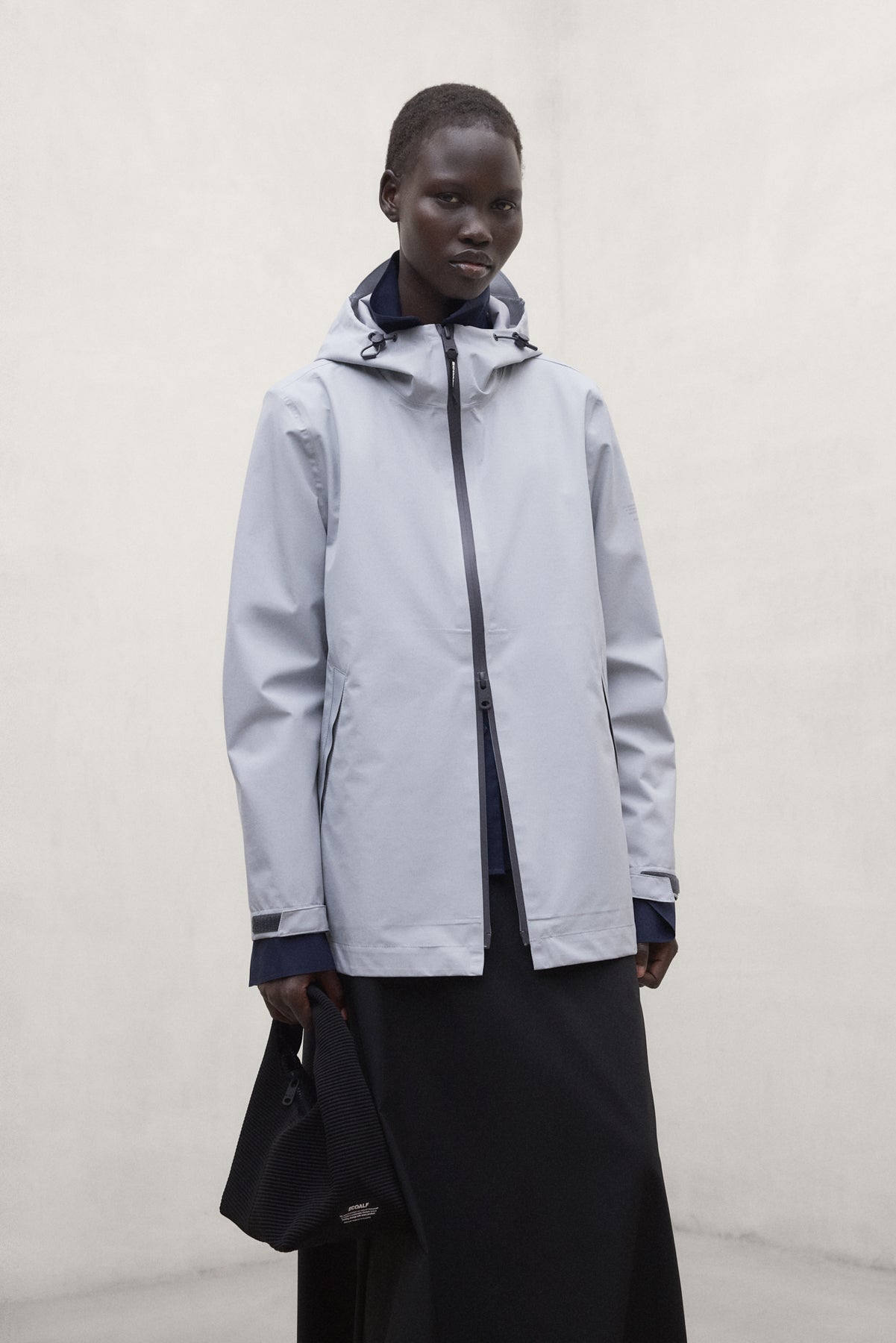 REGENJACKE HELLGRAU