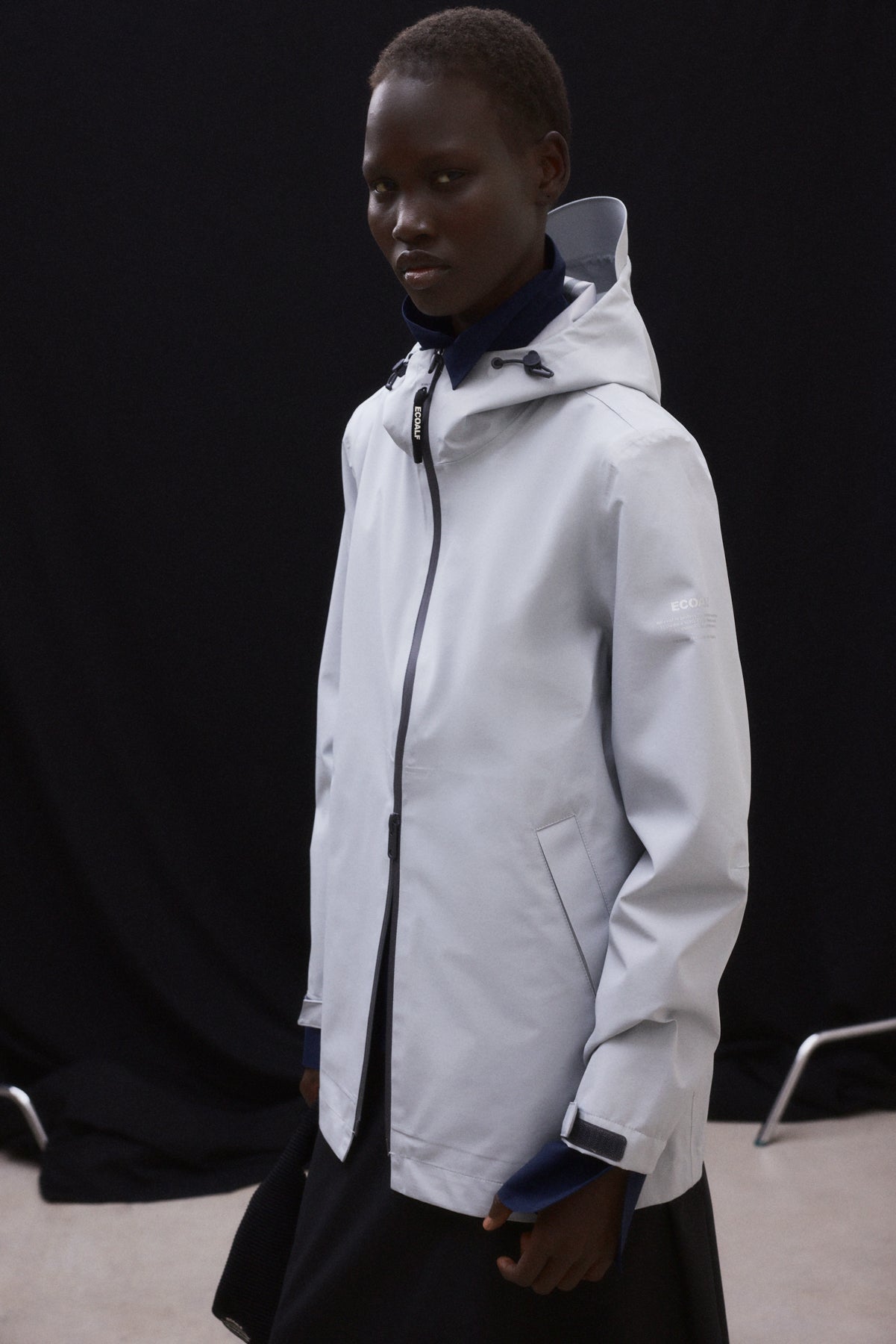 REGENJACKE HELLGRAU