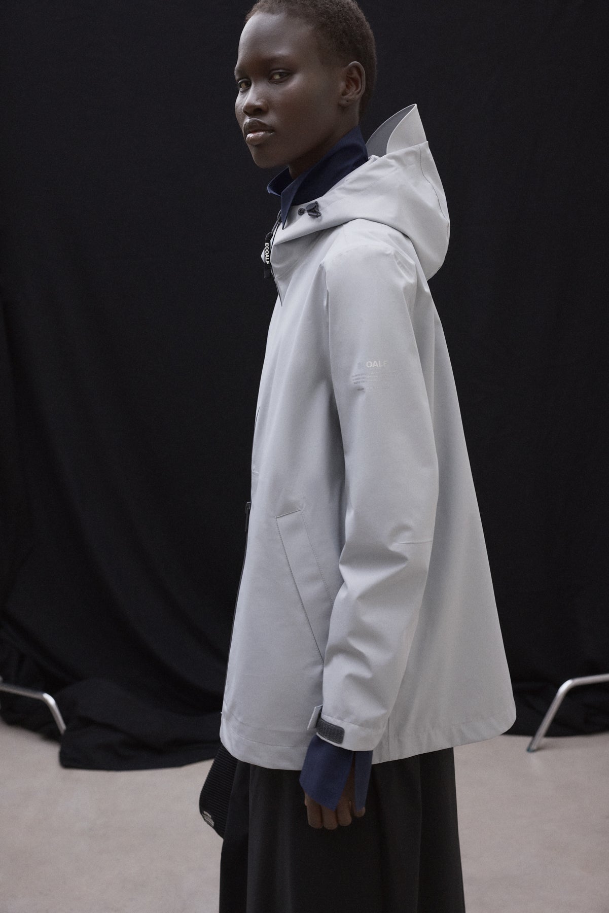 REGENJACKE HELLGRAU