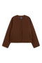 BROWN REVERSIBLE GABI JACKET