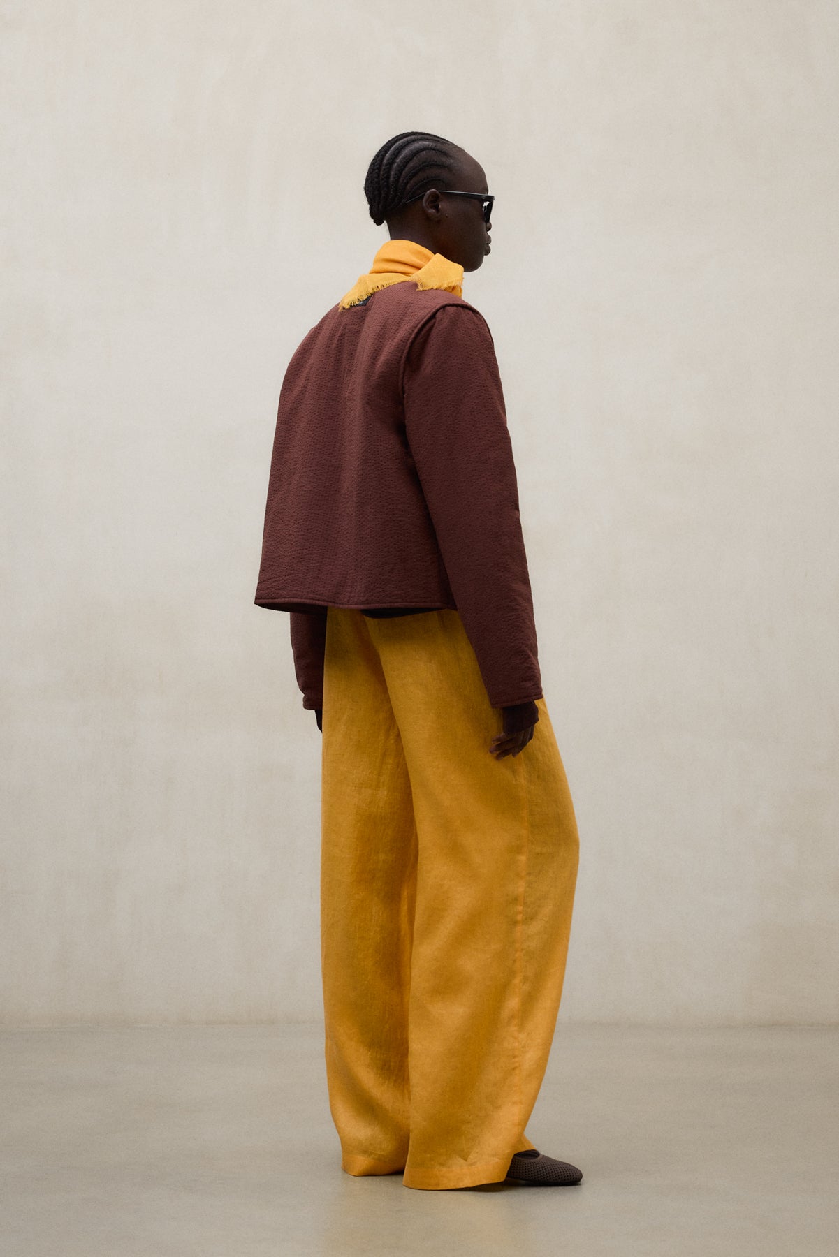 BROWN REVERSIBLE GABI JACKET