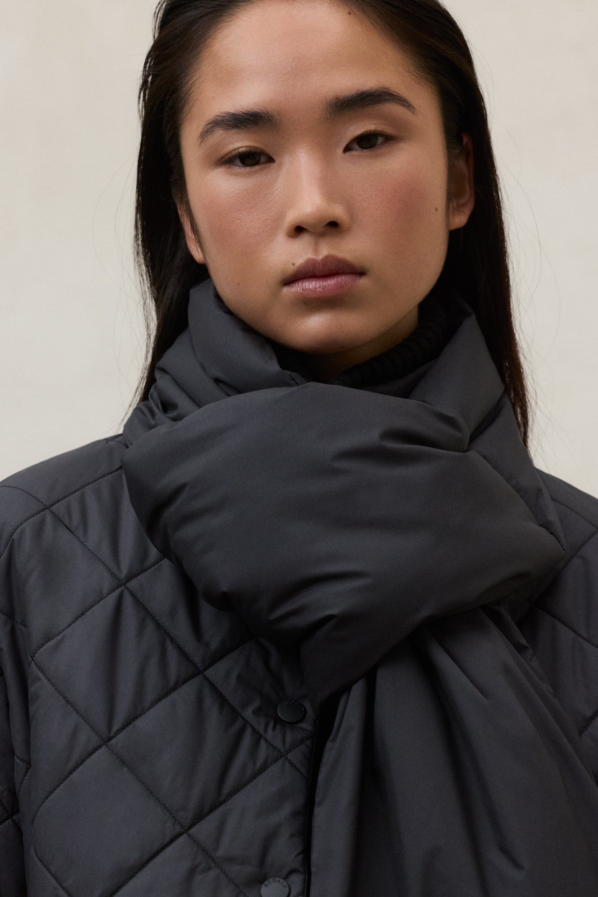 REVERSIBLE BLACK GERES JACKET