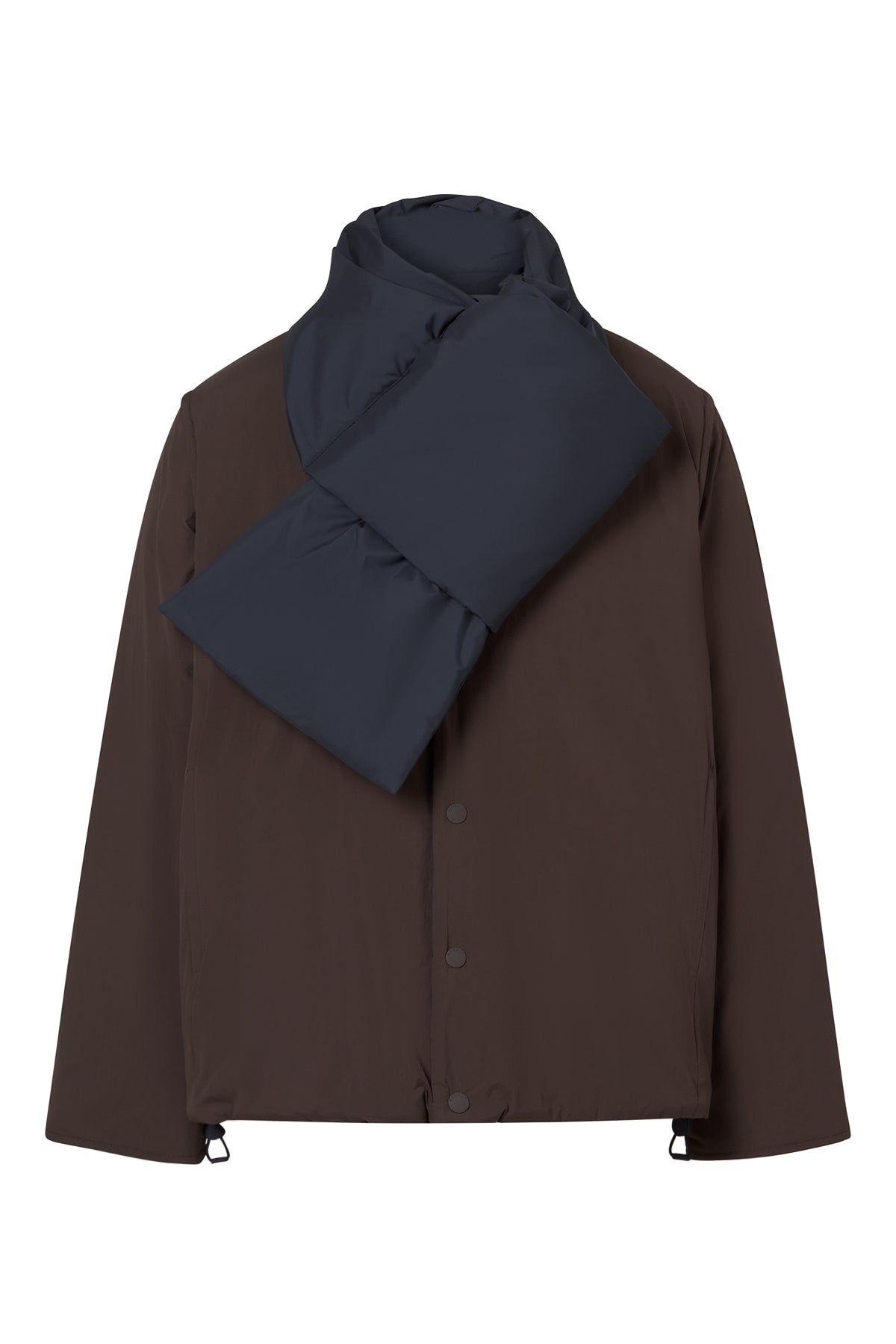 GIACCA REVERSIBILE GERES MARRONE