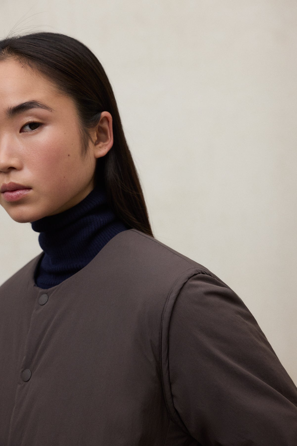 GIACCA REVERSIBILE GERES MARRONE