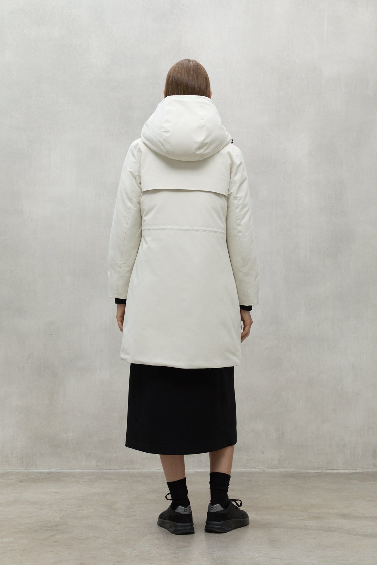 WHITE GLAMOUR COAT