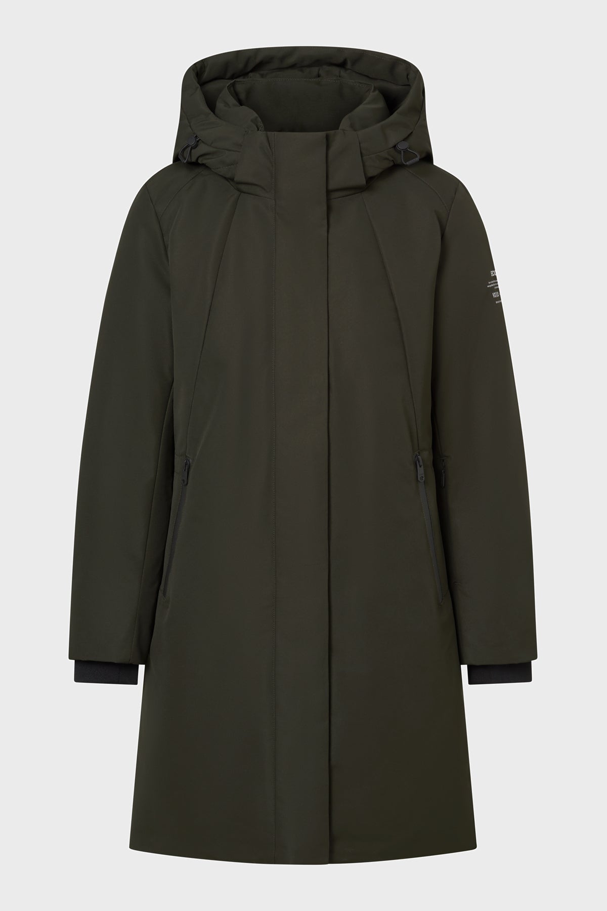 KHAKI GLAMOUR COAT
