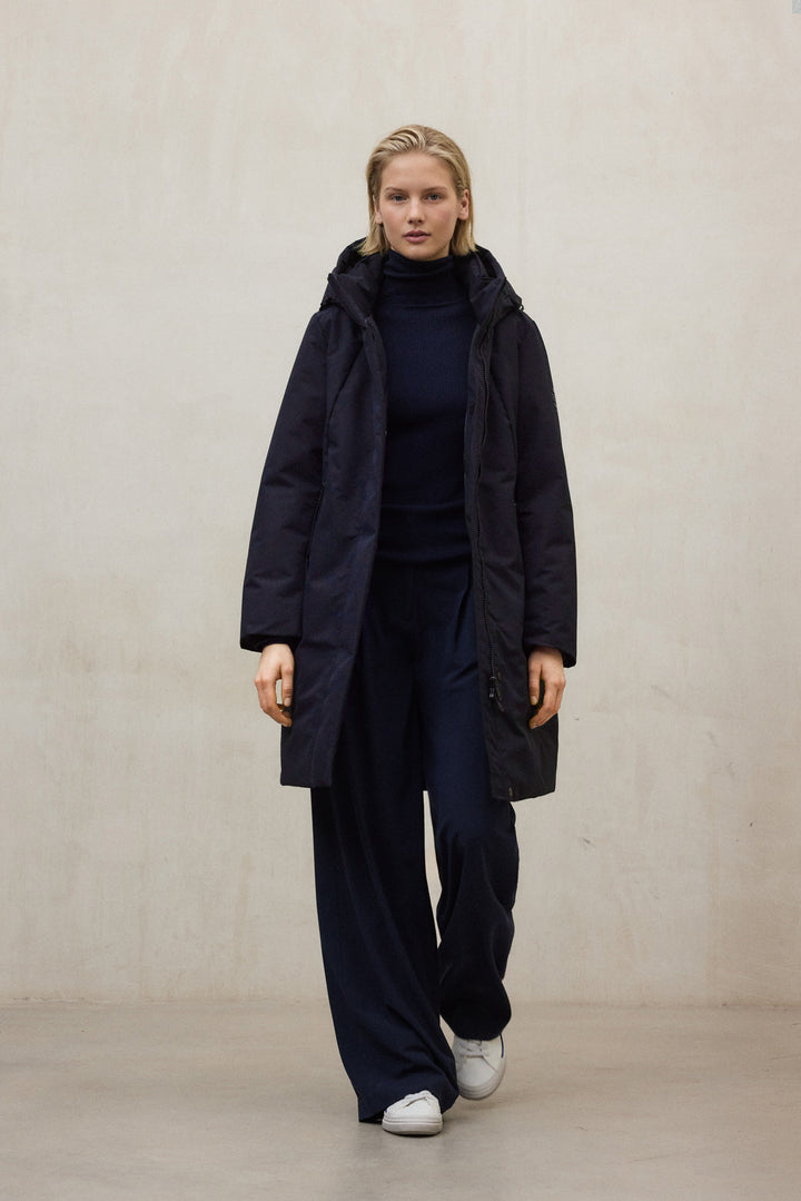 DEEP NAVY GLAMOUR COAT