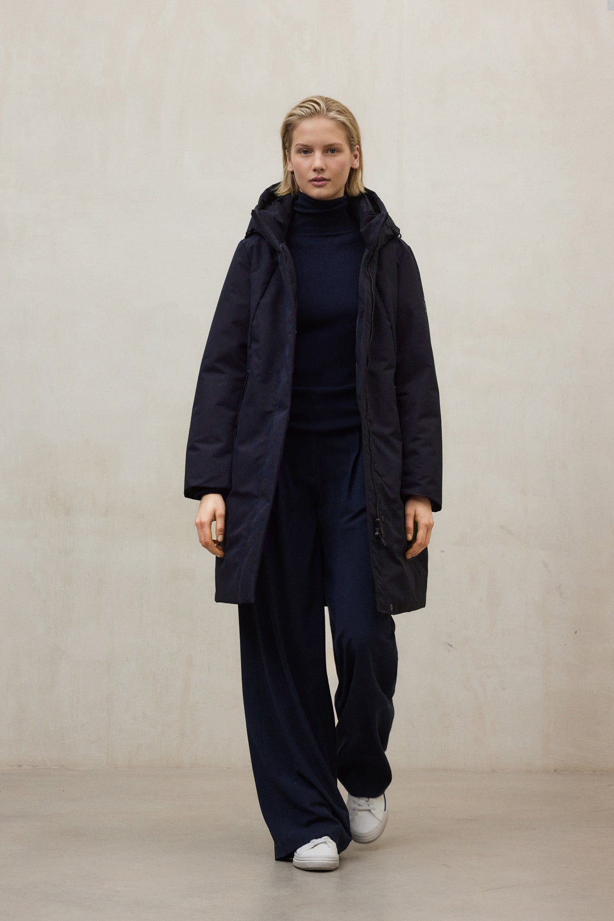 DEEP NAVY GLAMOUR COAT