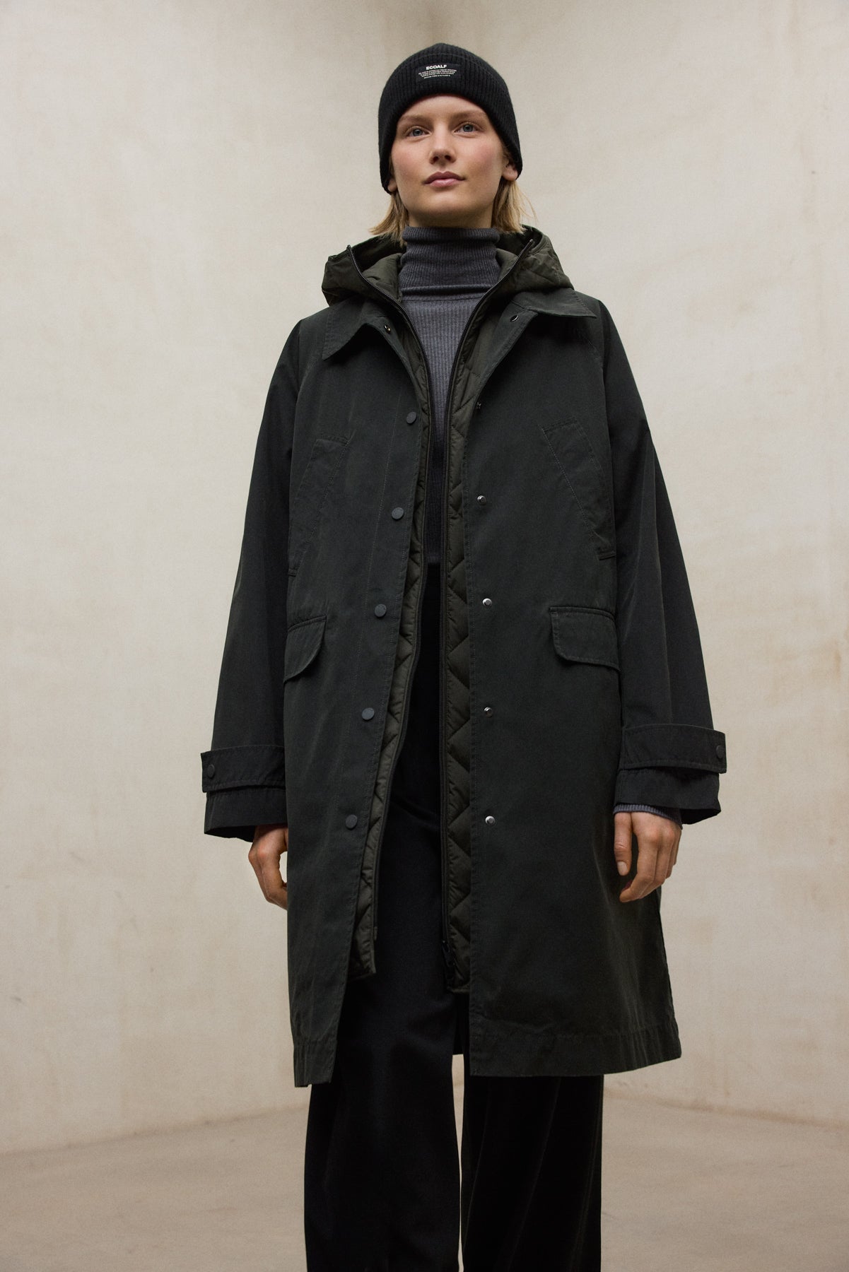 3 IN 1 DARK GREEN HYDEN COAT