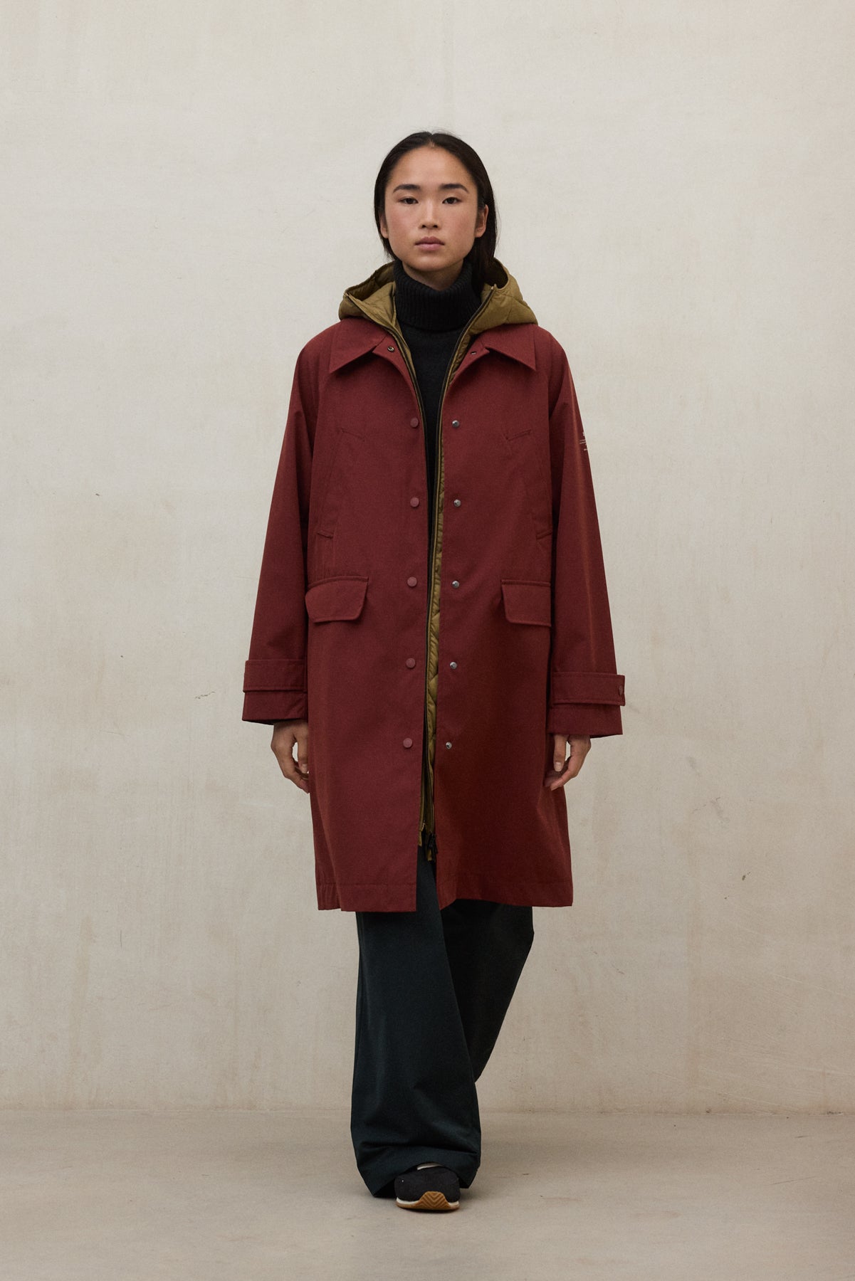CAPPOTTO 3 IN 1 HYDEN ROSSO