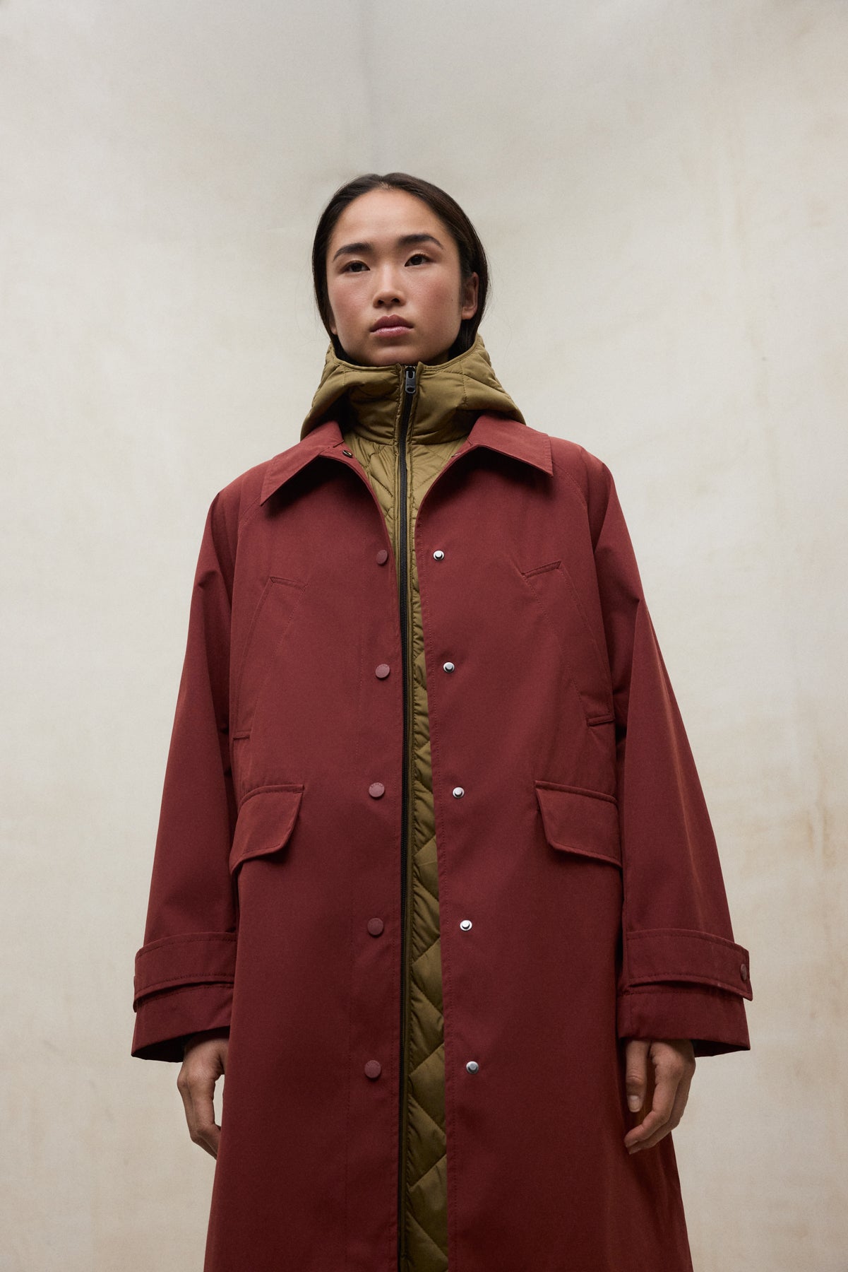 CAPPOTTO 3 IN 1 HYDEN ROSSO