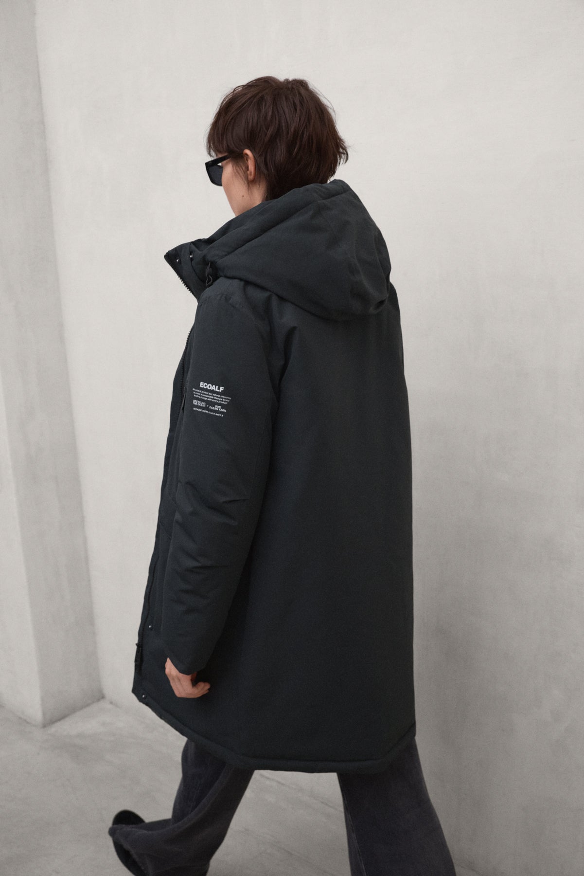 ABRIGO ICE GRIS OSCURO