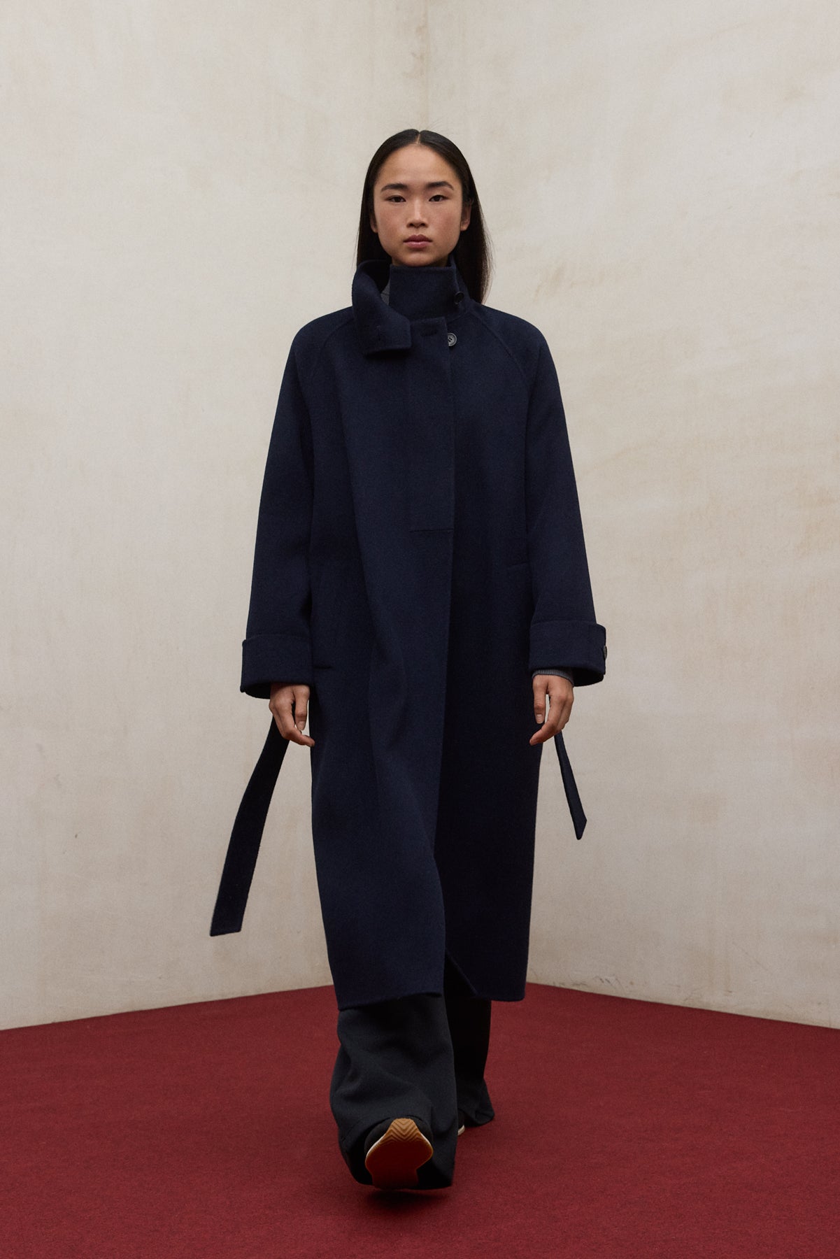 NAVY BLUE LORA COAT