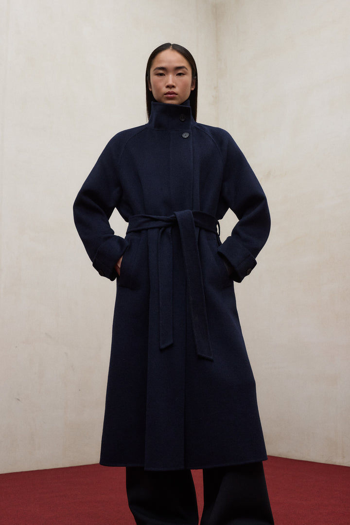 NAVY BLUE LORA COAT