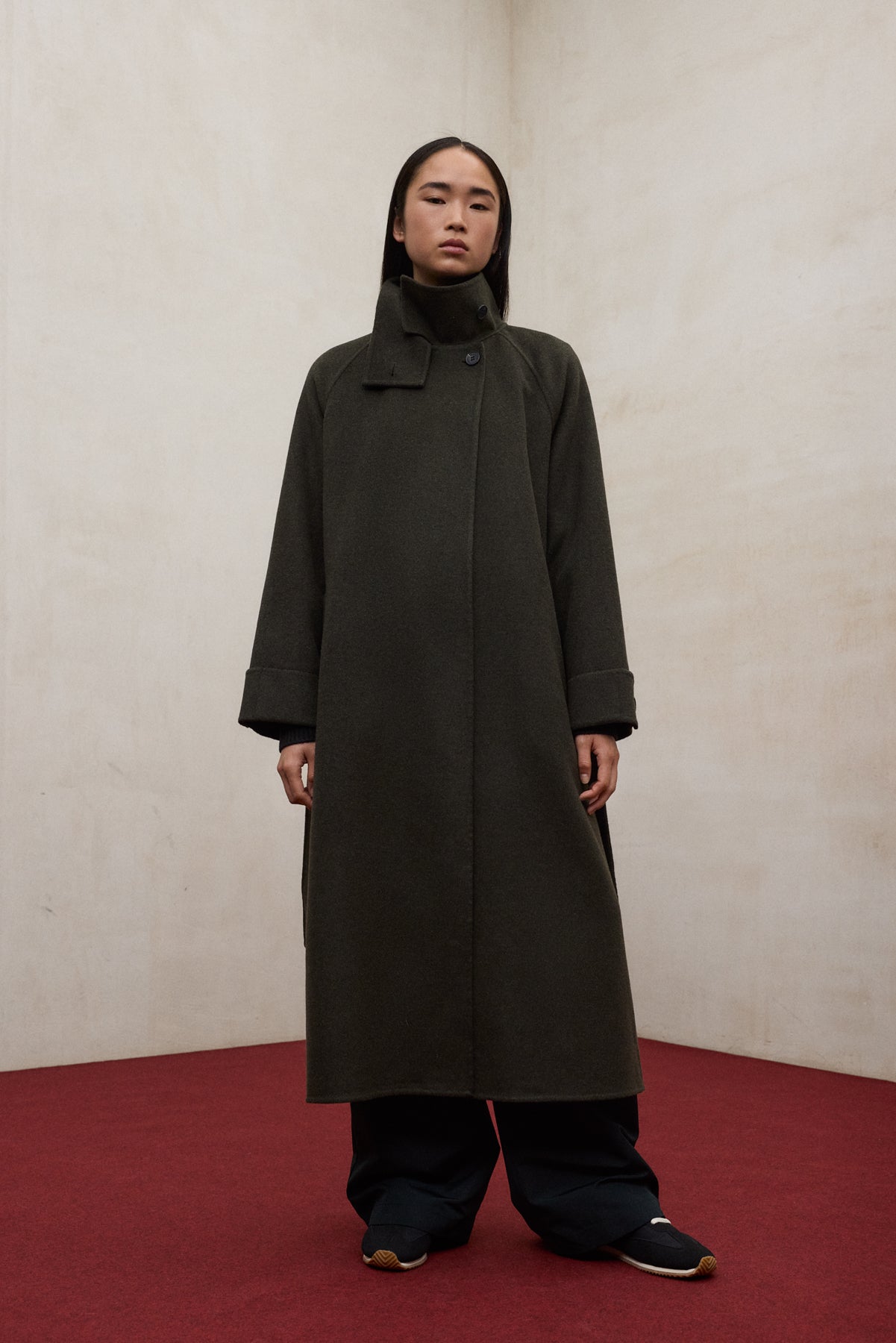 GREEN LORA COAT
