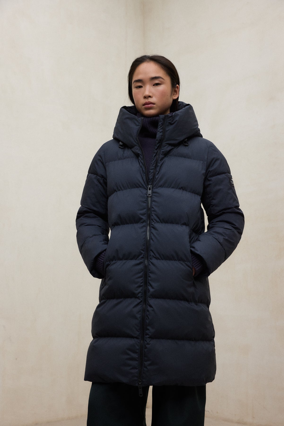 NAVY BLUE MANLIE COAT