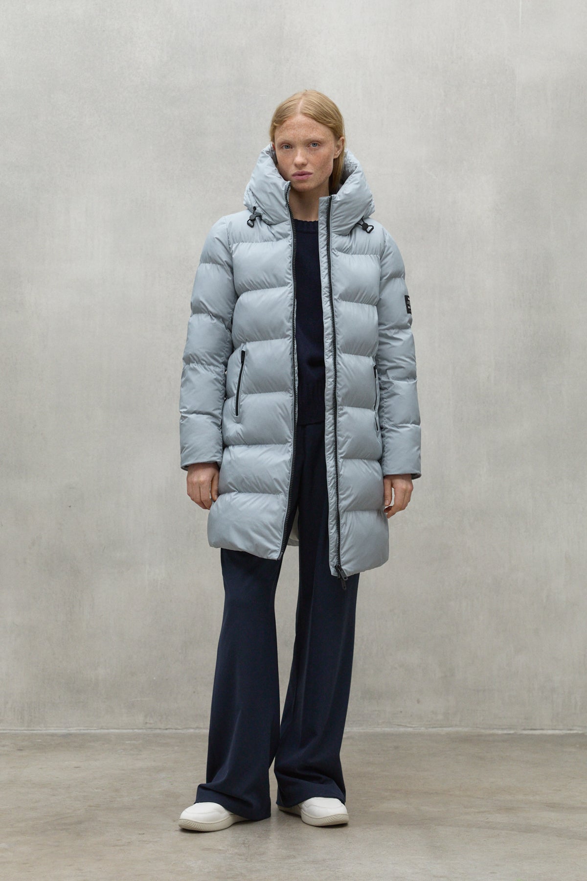 BLUISH GREY MANLIE COAT