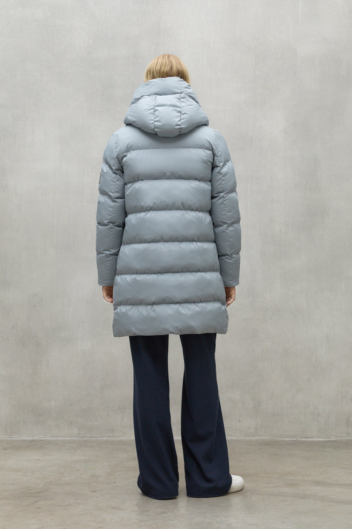 BLUISH GREY MANLIE COAT