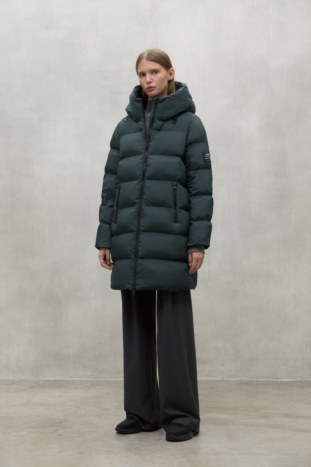 DARK GREEN MANLIE COAT