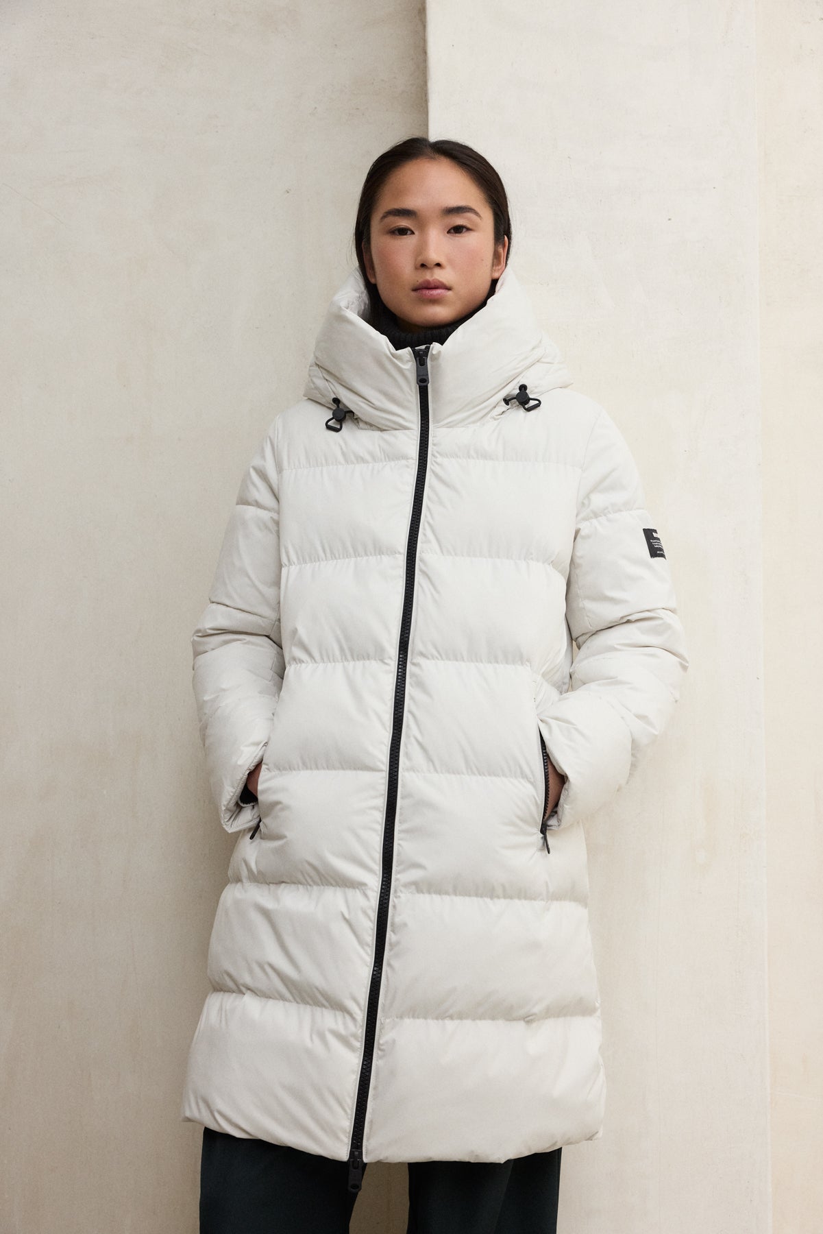 LIGHT GREY MANLIE COAT