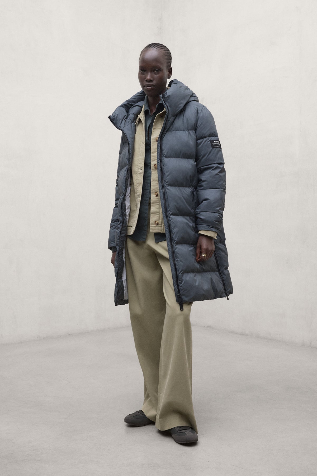MANLIE-MANTEL IN KHAKI