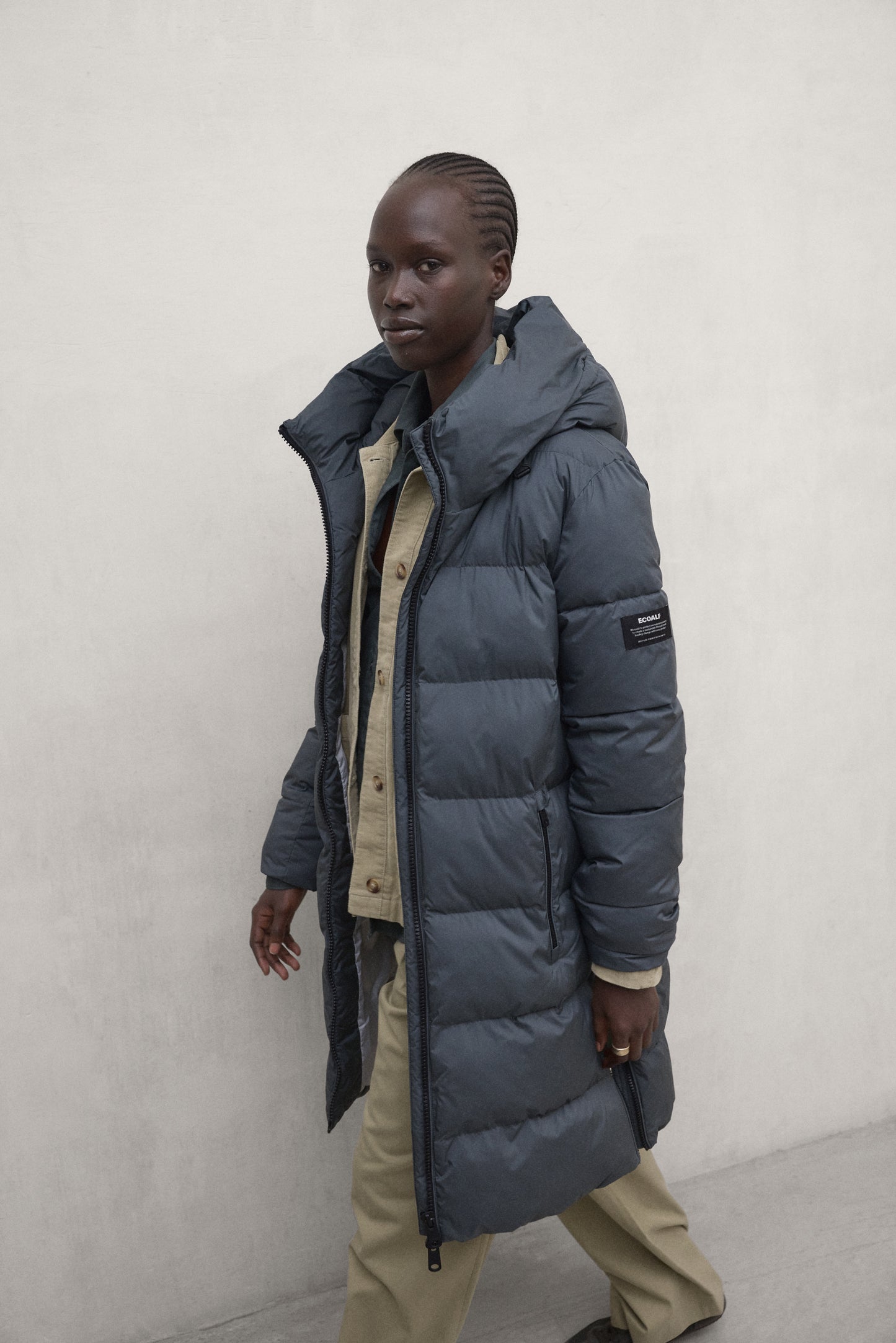 MANLIE-MANTEL IN KHAKI