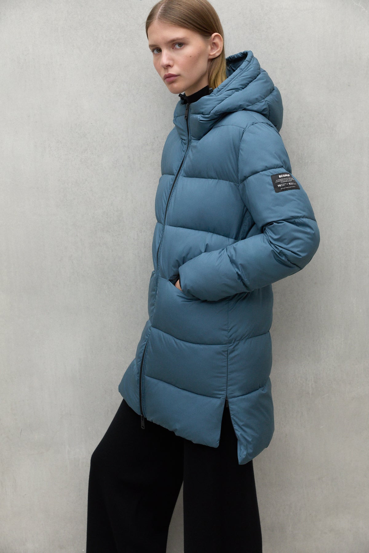 BLUE MARANGU COAT