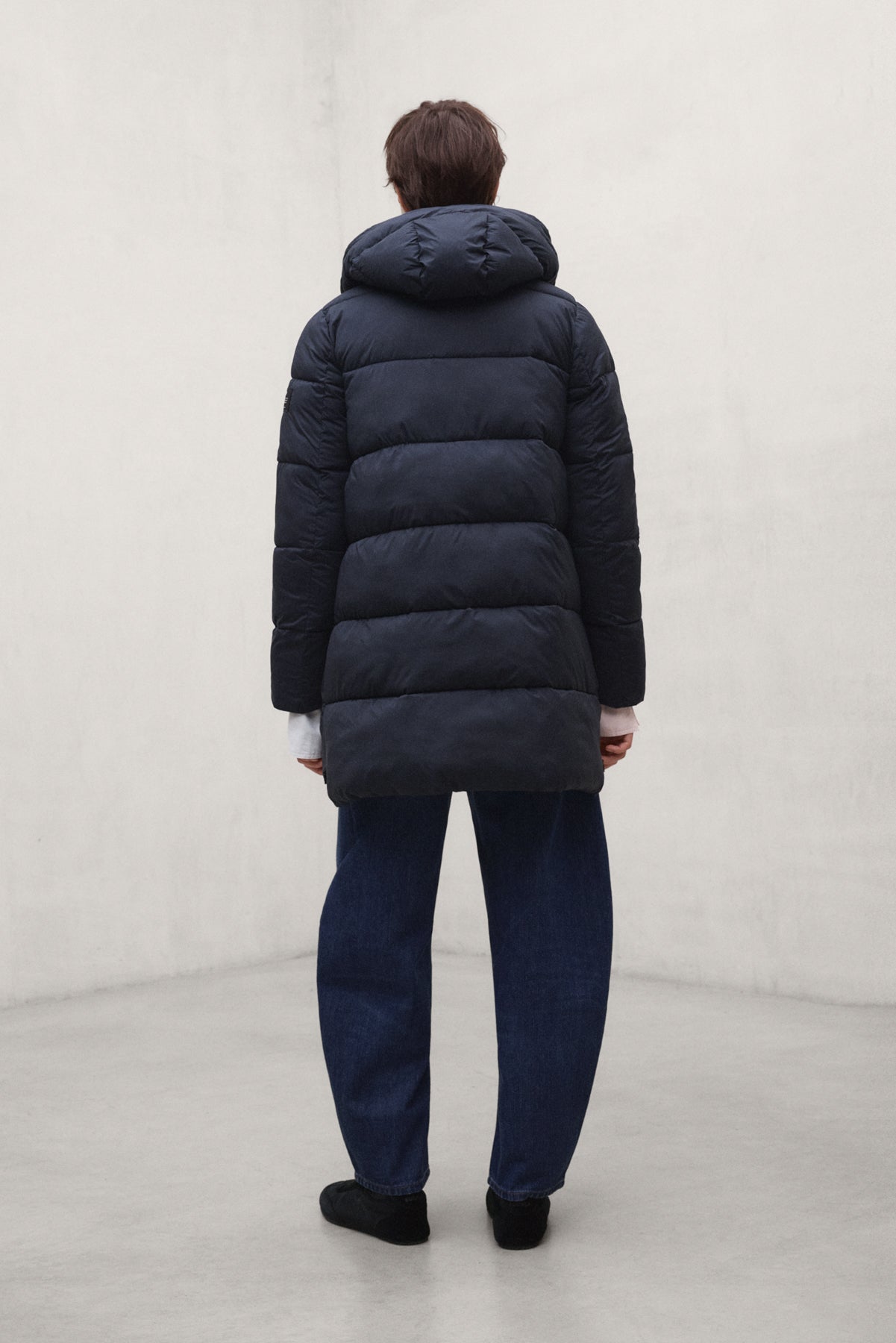MARANGU MANTEL MARINEBLAU
