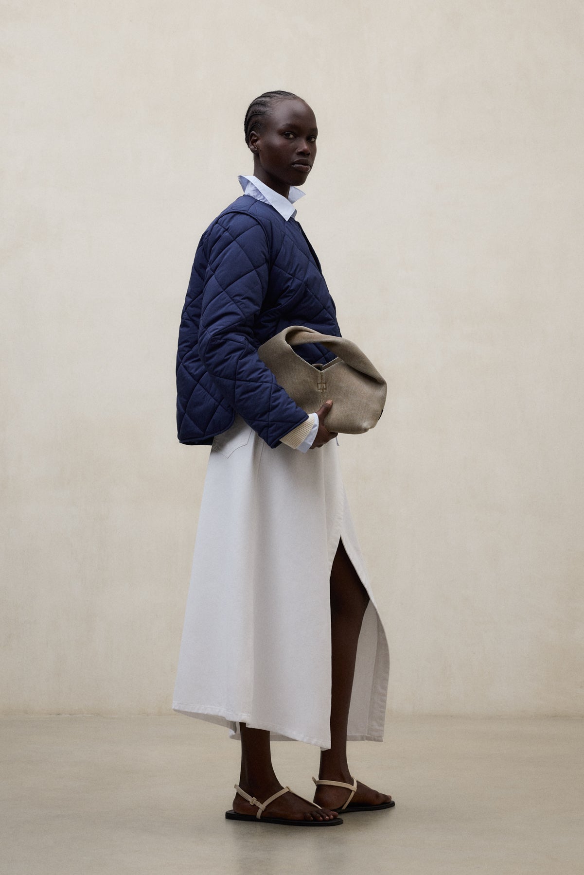 VESTE MUSA RHOMB BLEU MARINE