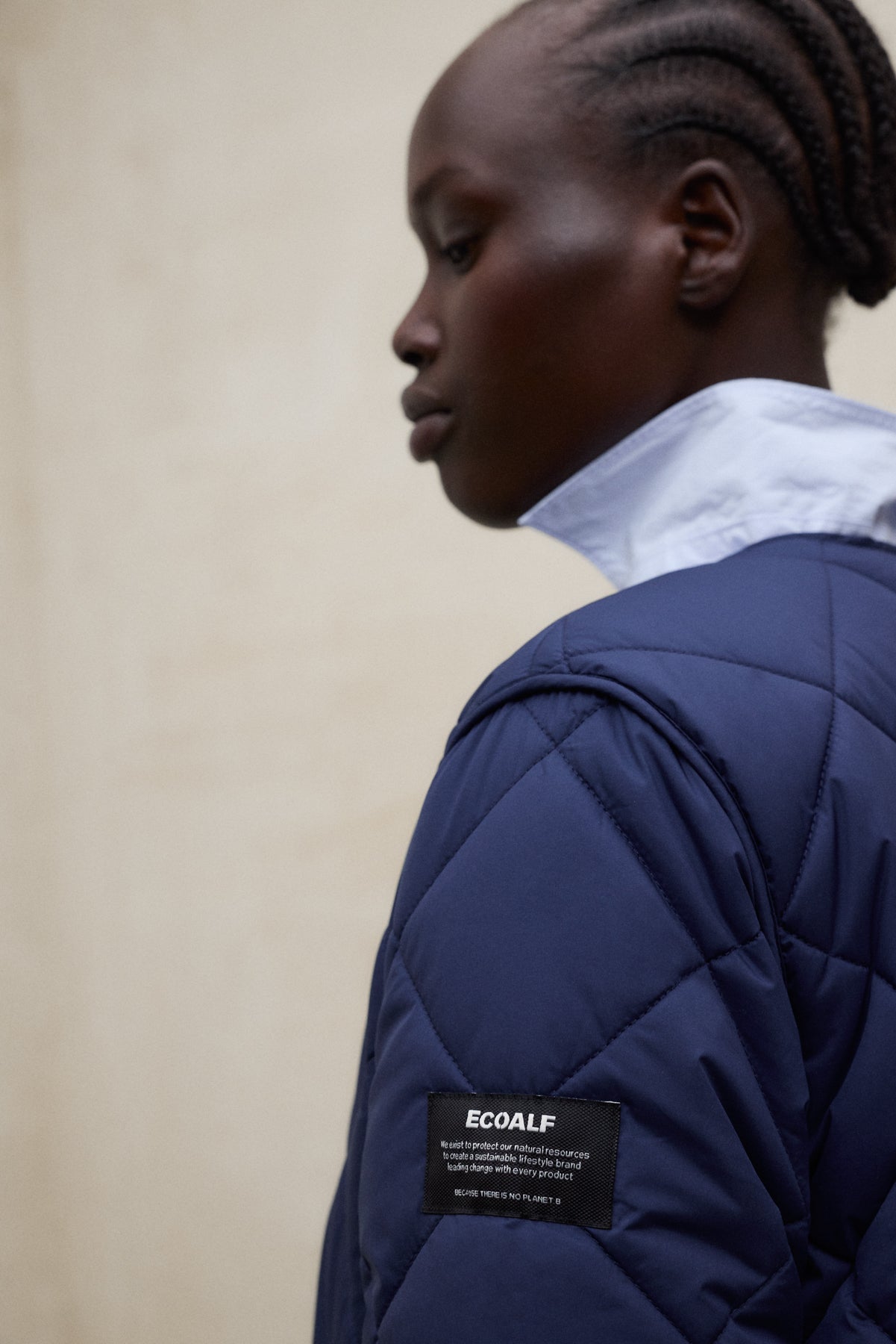 JACKE MUSA RHOMB MARINEBLAU