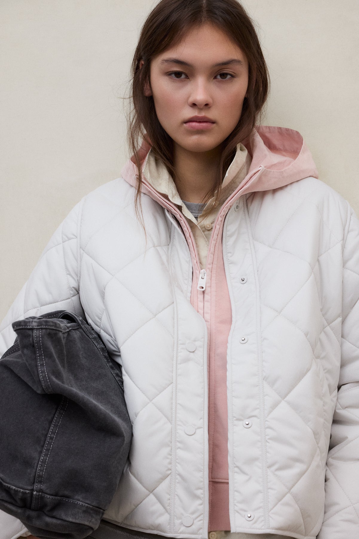 CHAQUETA MUSA RHOMB BLANCA