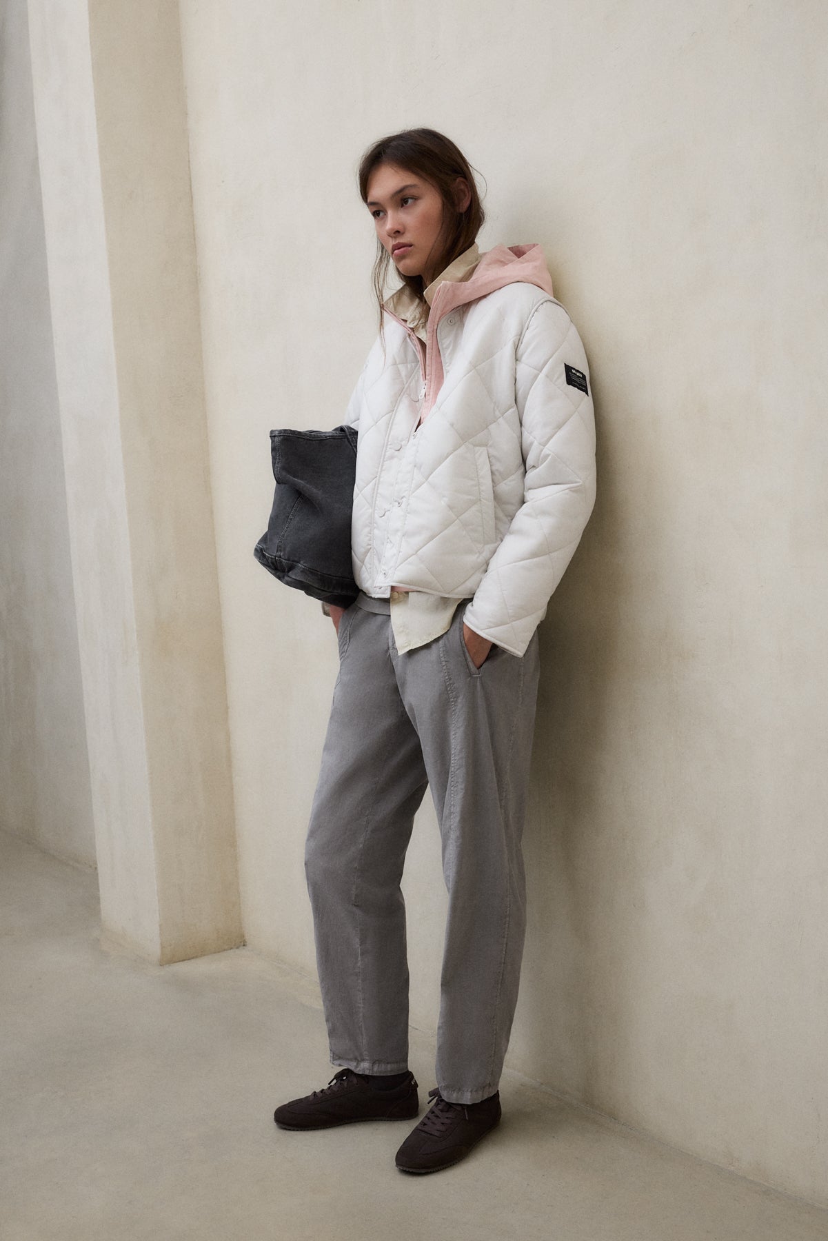 CHAQUETA MUSA RHOMB BLANCA