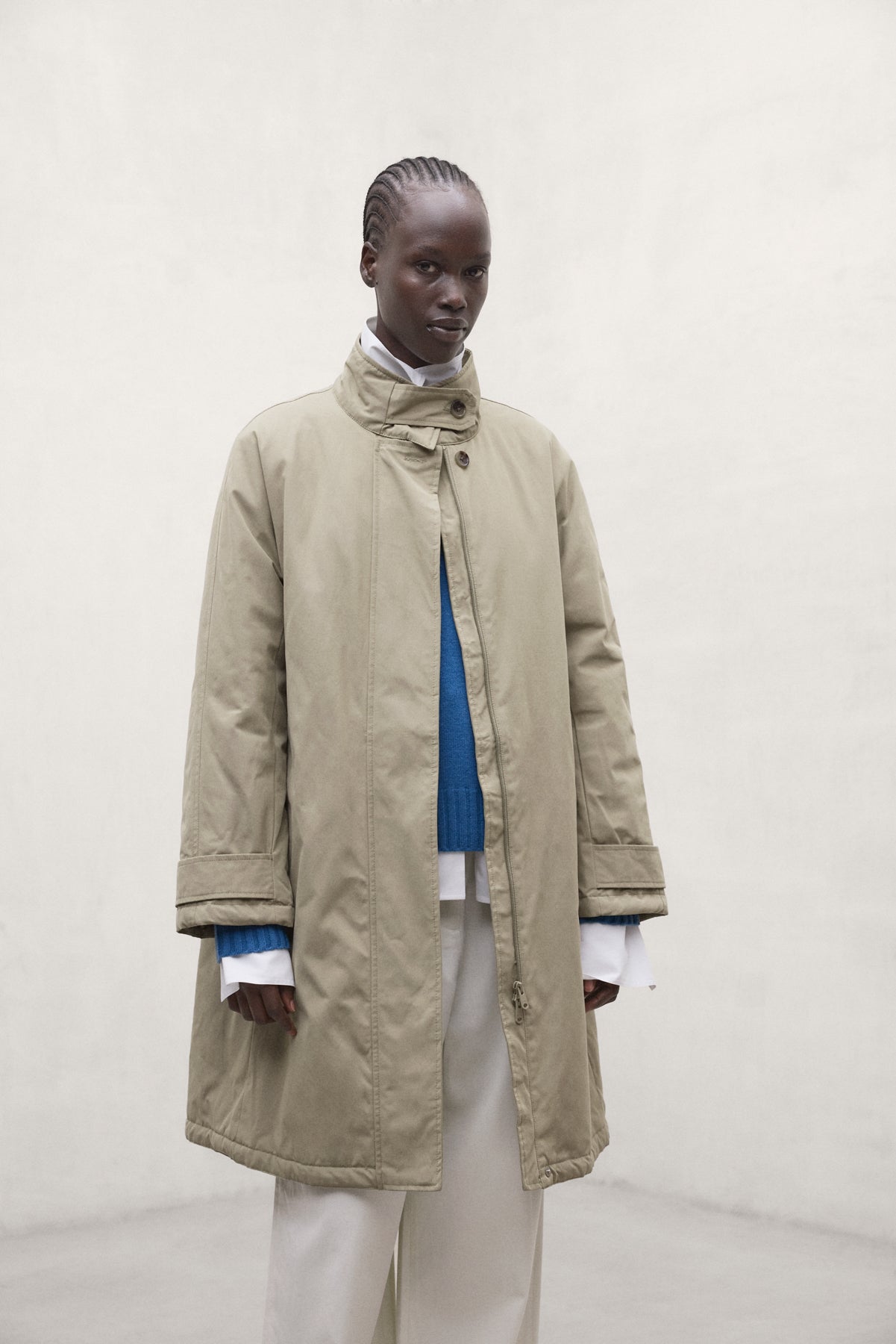 GIACCA LUNGA NEBU BEIGE