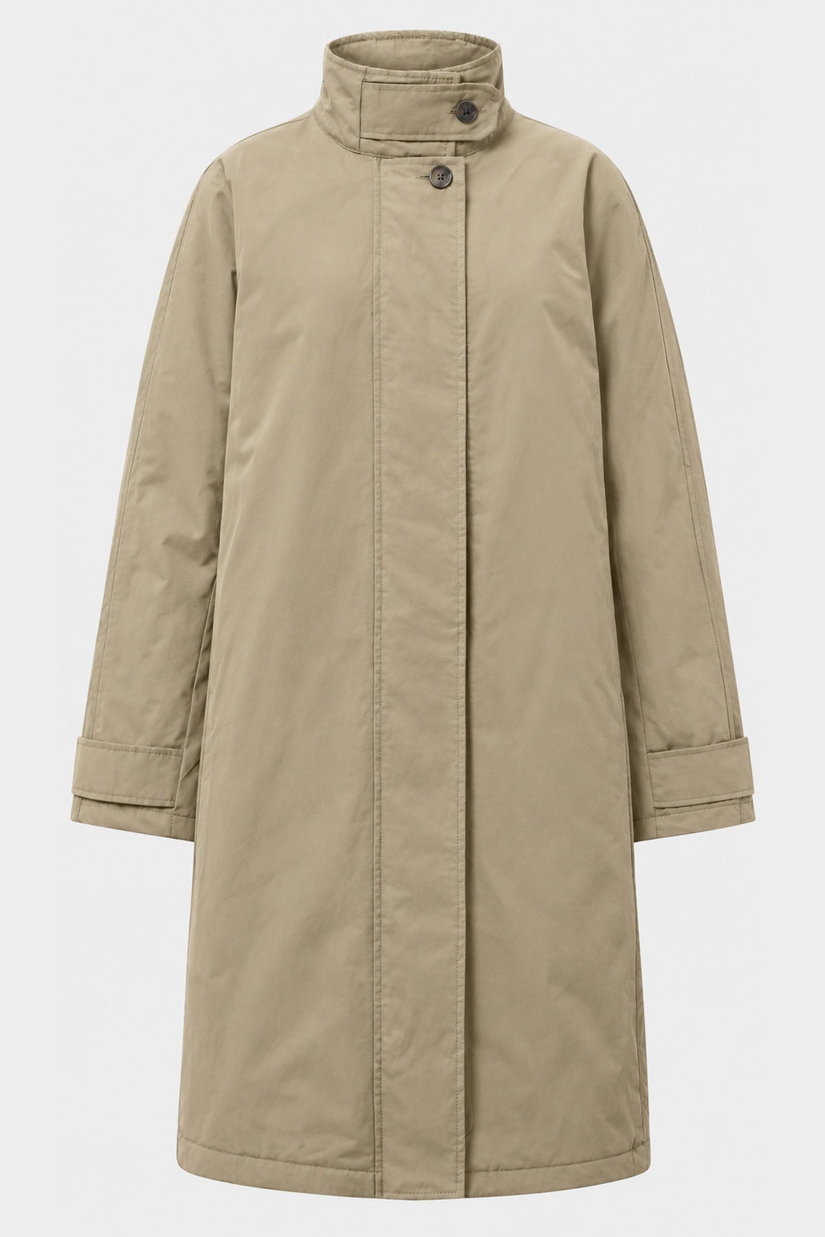 CHAQUETA LARGA NEBU BEIGE