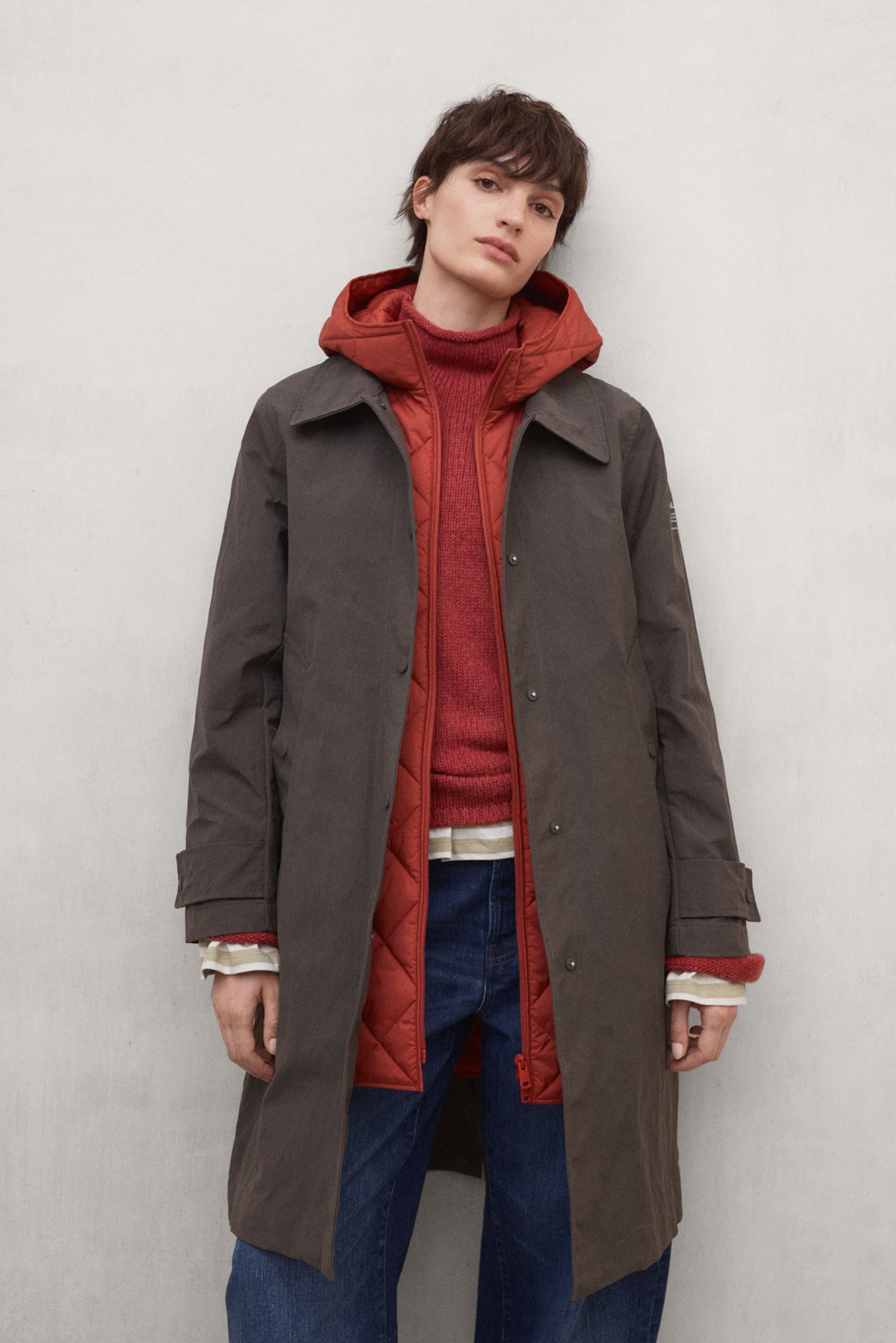 SUANCIS 3 IN 1 JACKE BRAUN