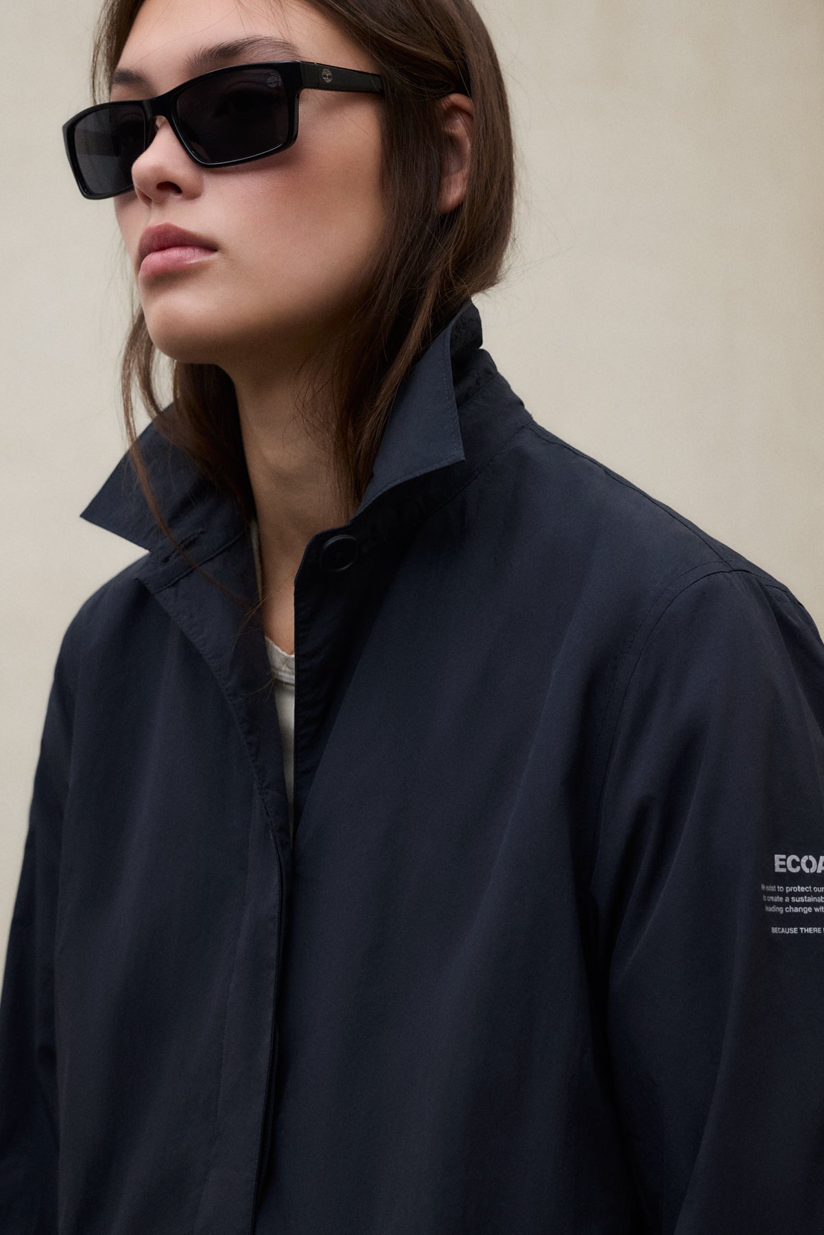 VERNE PACKABLE TRENCH COAT – NAVY BLUE