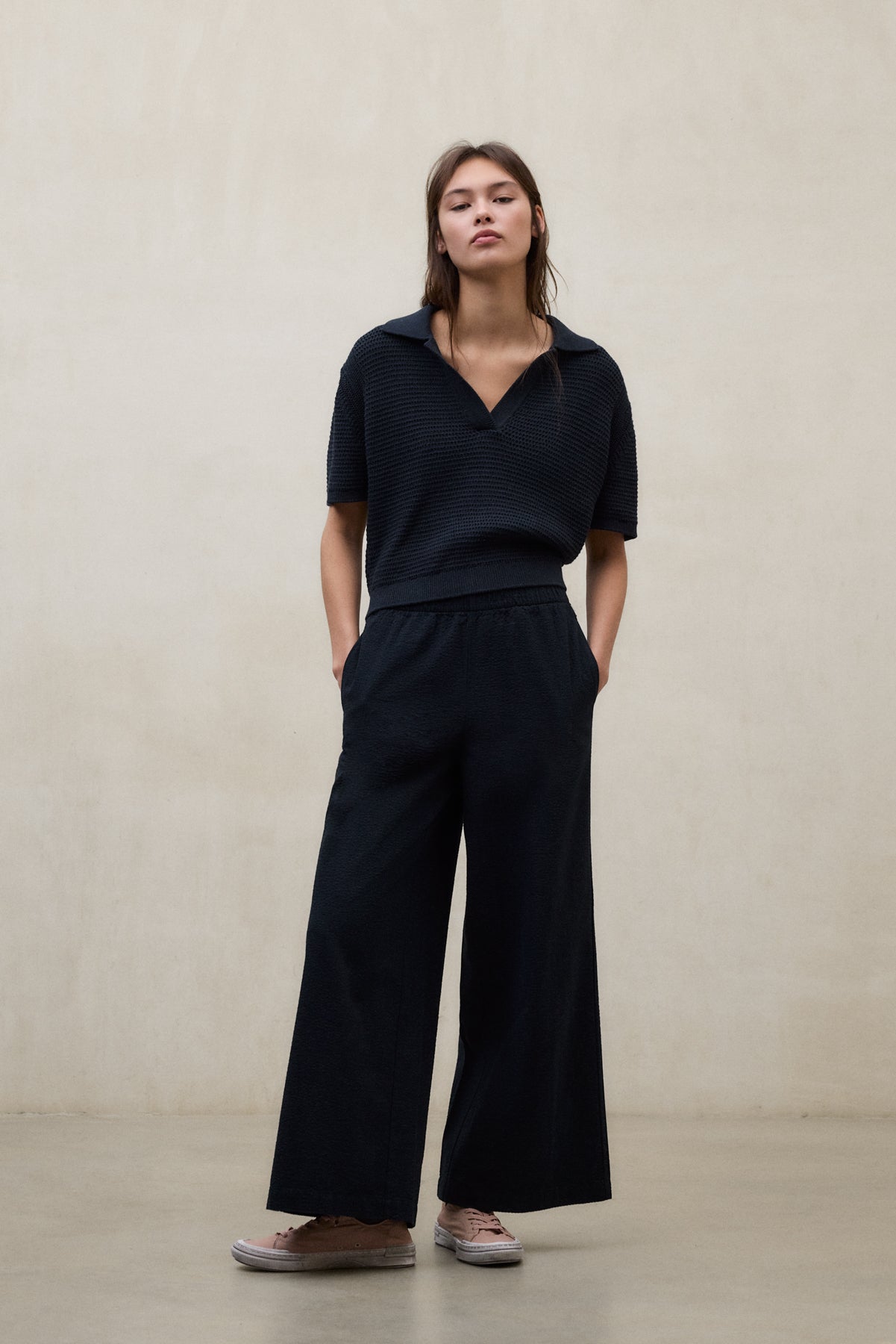 NAVY BLUE ANNA SWEATER