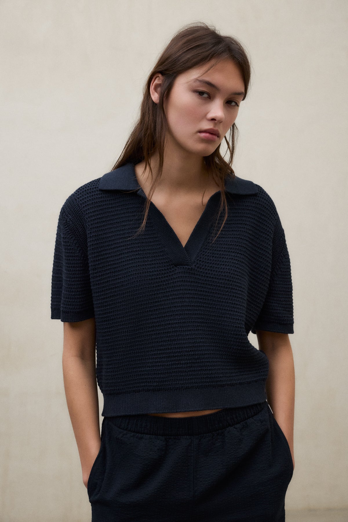 NAVY BLUE ANNA SWEATER
