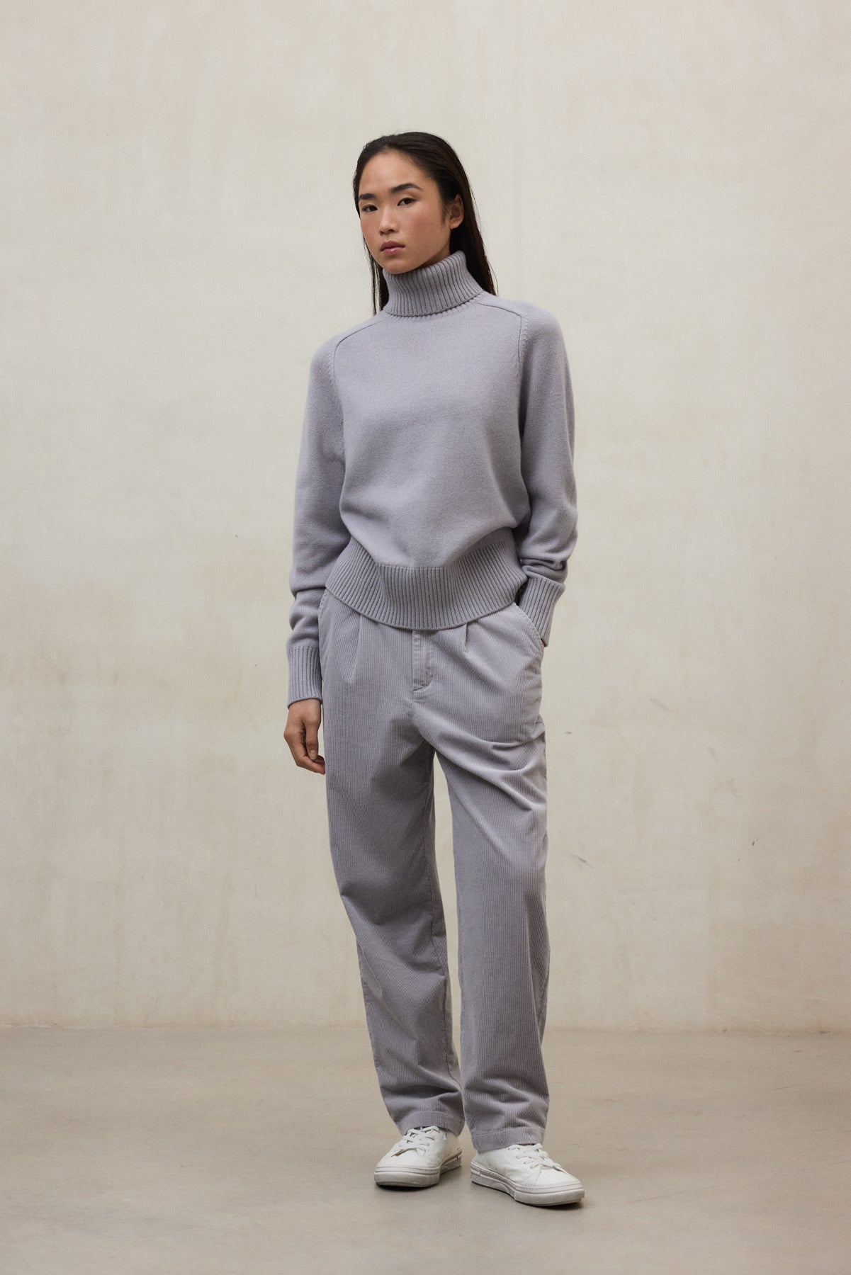 PURPLE CAQUI SWEATER