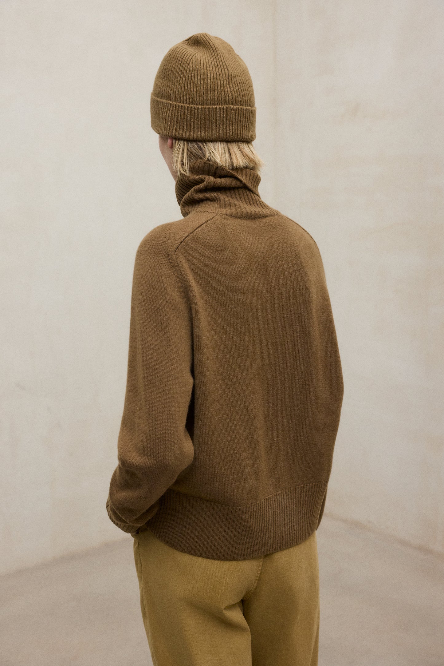 PULLOVER CAQUI BRAUN