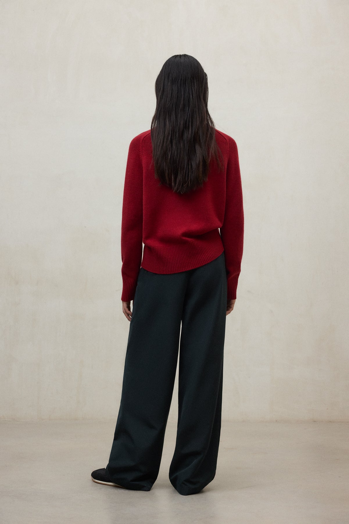 RED CAQUI SWEATER