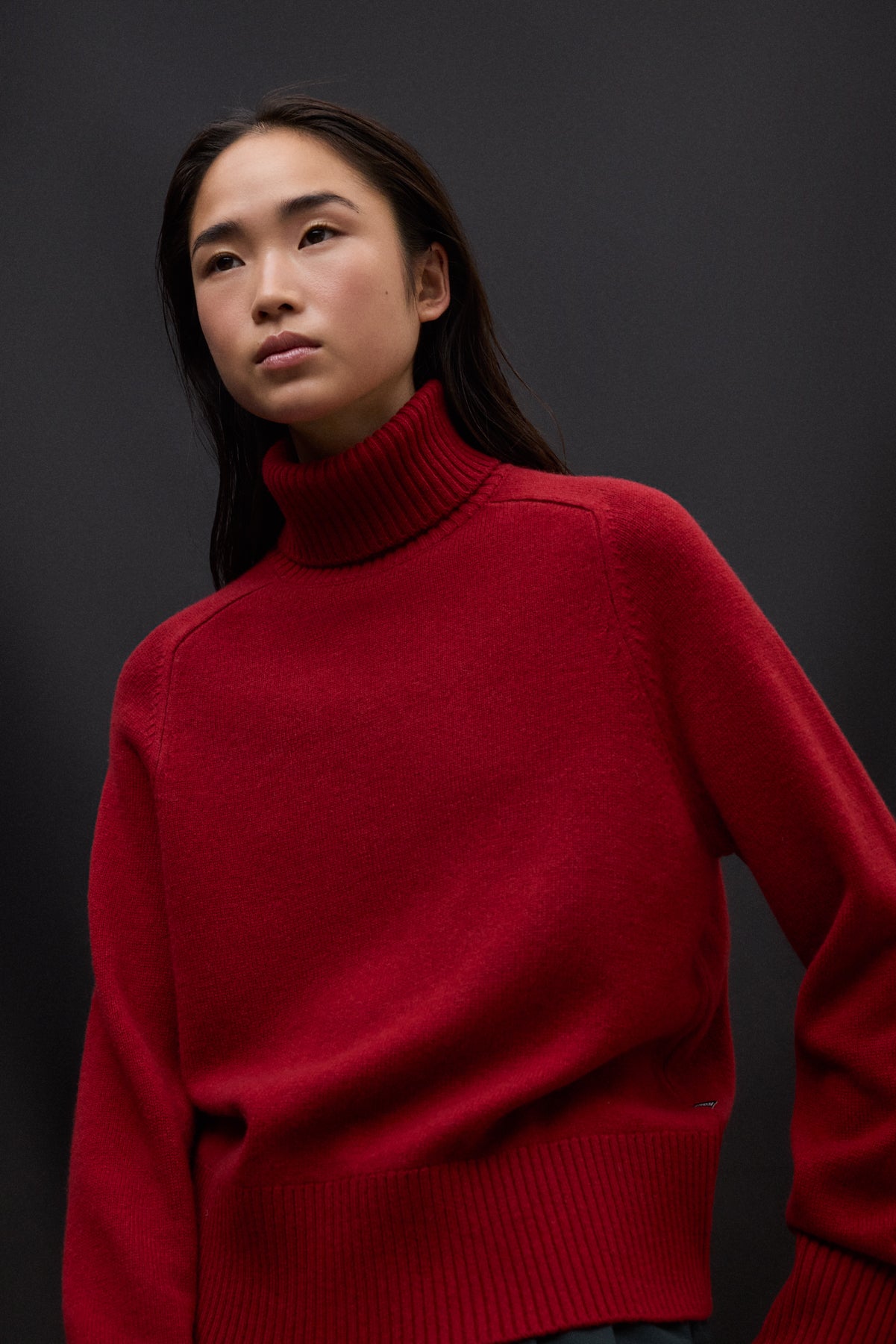 RED CAQUI SWEATER
