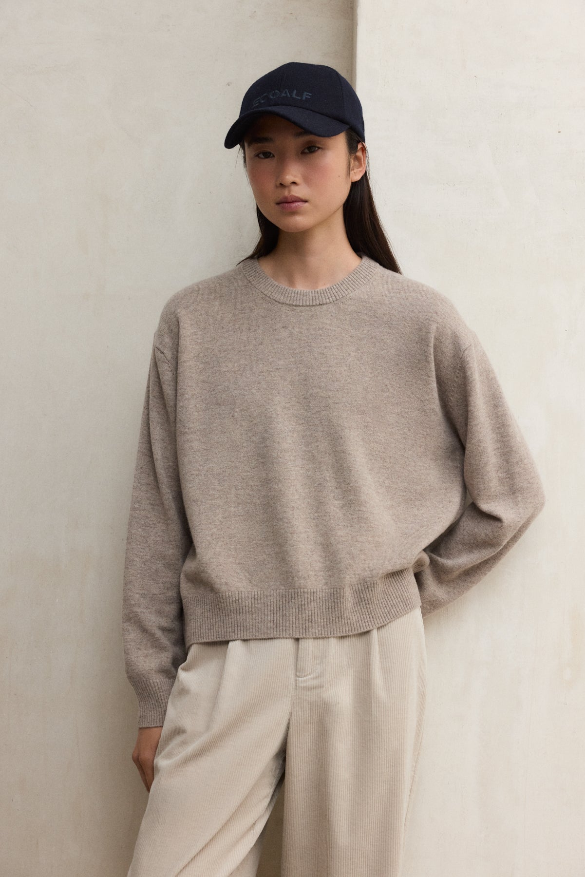 BEIGE COSMOS SWEATER